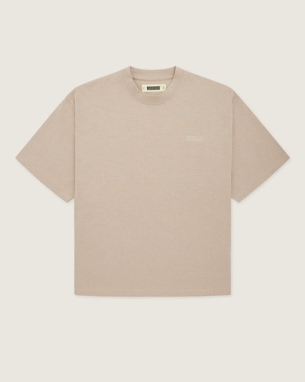 Woodbird Female WBJuno Base Tee T-Shirts Taupe Brown