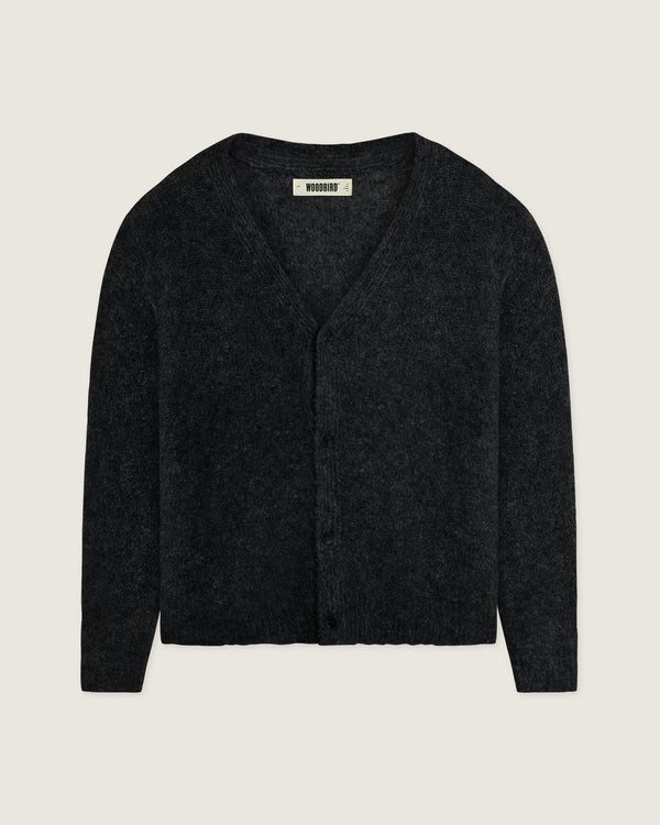 Woodbird WBKoon Loop Cardigan Knits Black