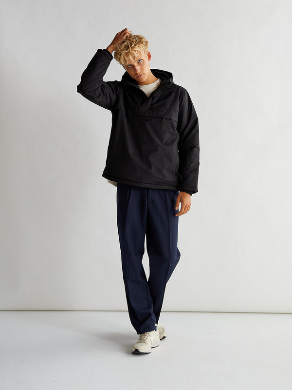 Woodbird Frenzy Anorak Jacket Outerwear Black