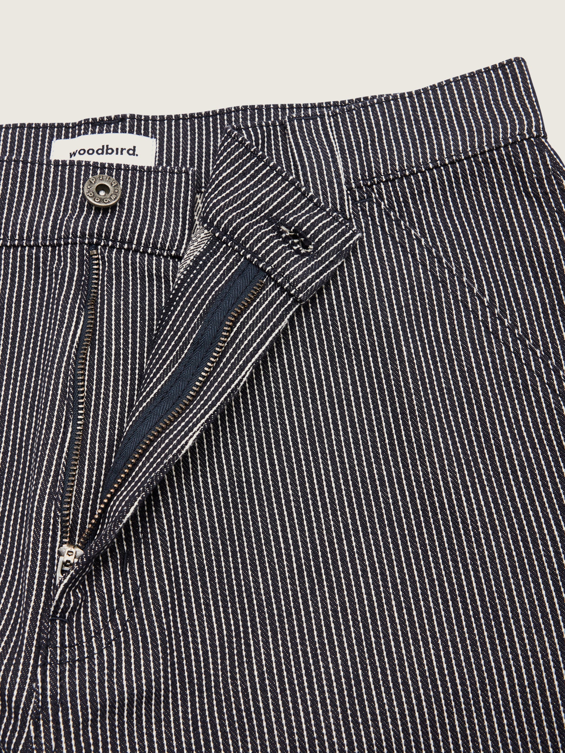 Woodbird Female Dizzon Pin Pant Jeans Navy-White
