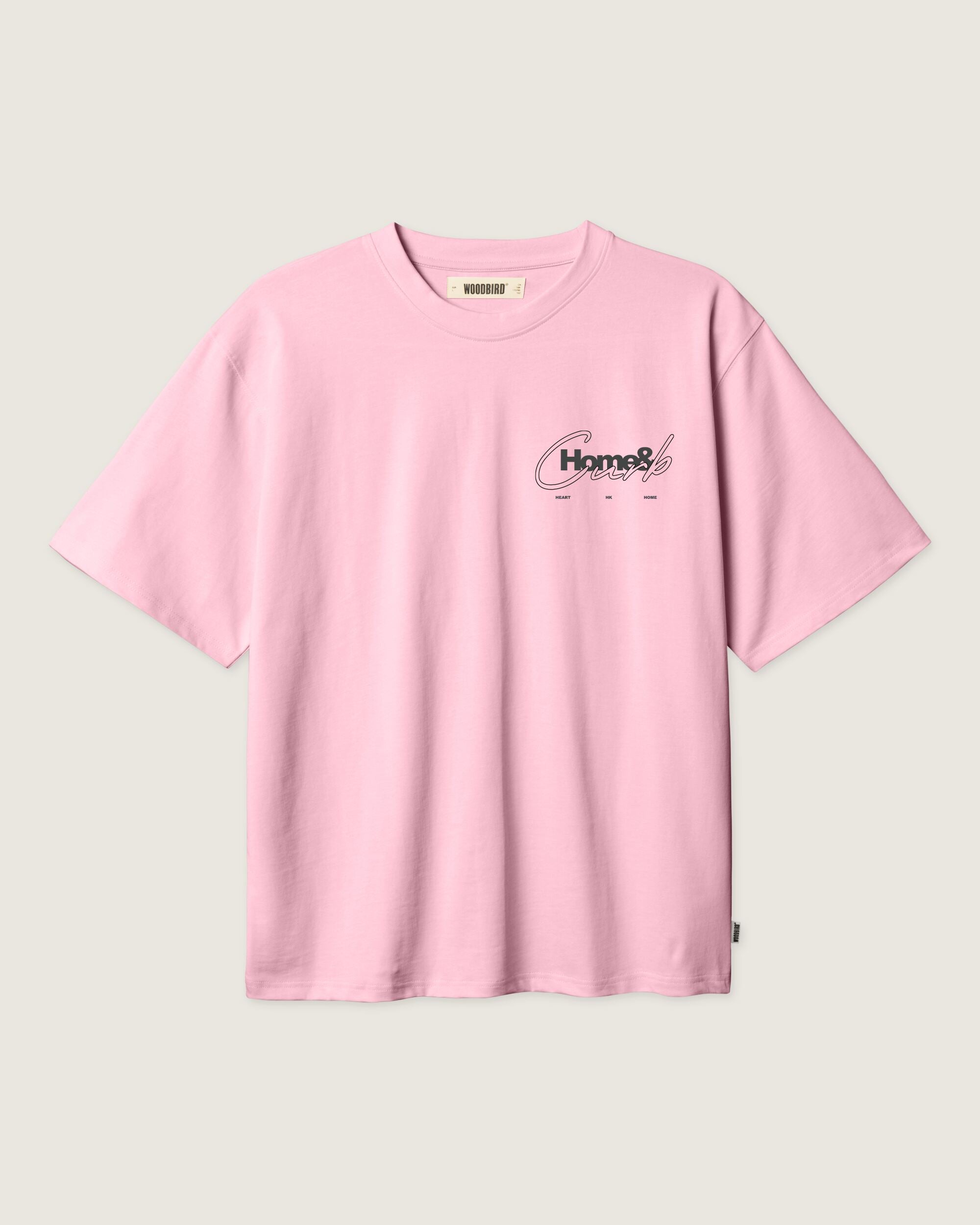 Woodbird WBBaine Curbi Tee T-Shirts Dusty Rose