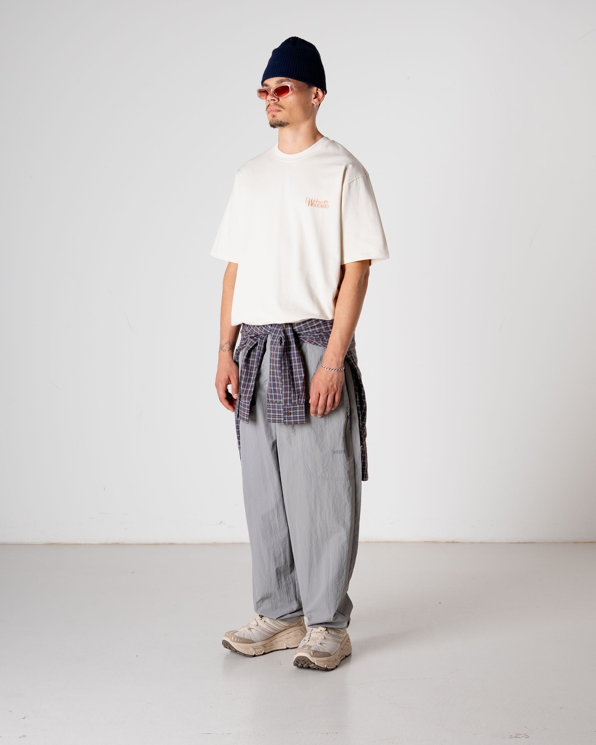 Woodbird WBBaine Flower Tee T-Shirts Off White