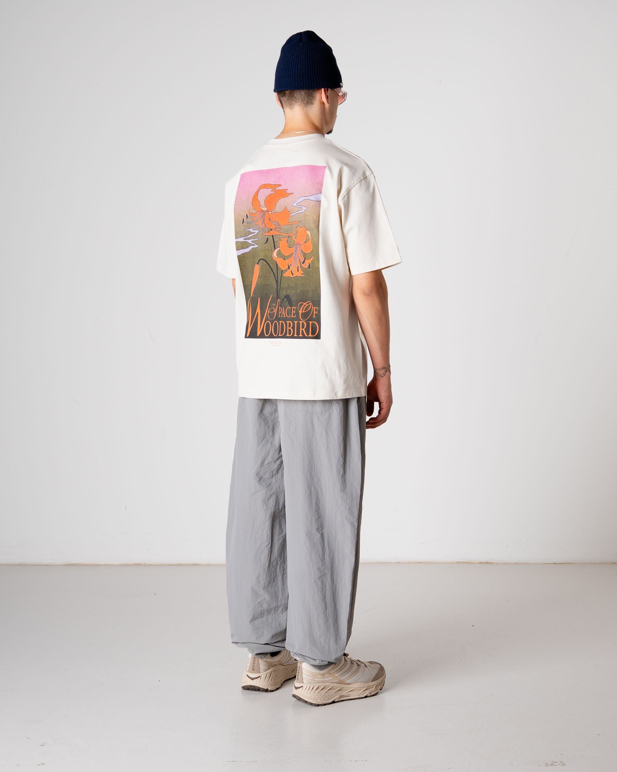 Woodbird WBBaine Flower Tee T-Shirts Off White