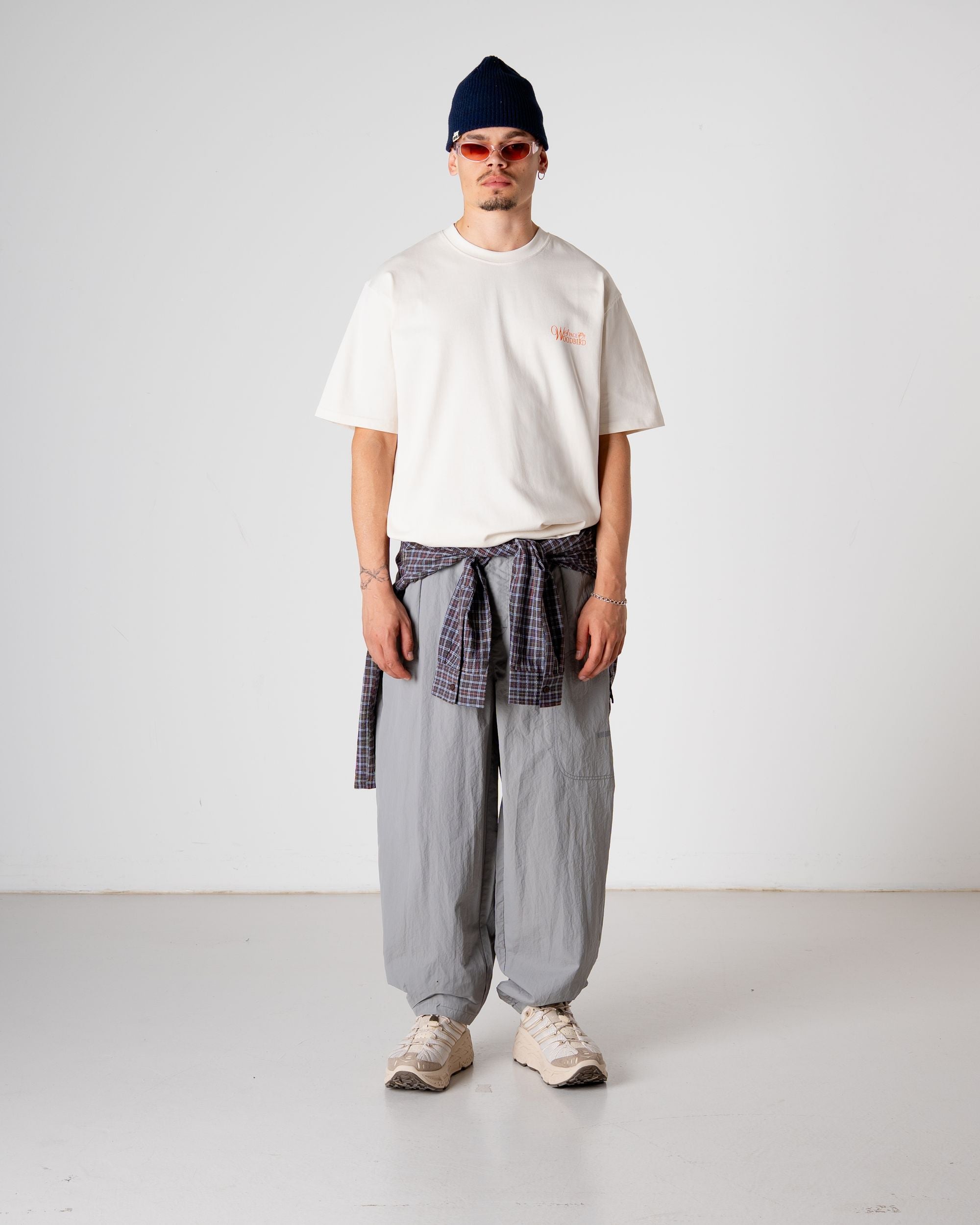 Woodbird WBBaine Flower Tee T-Shirts Off White