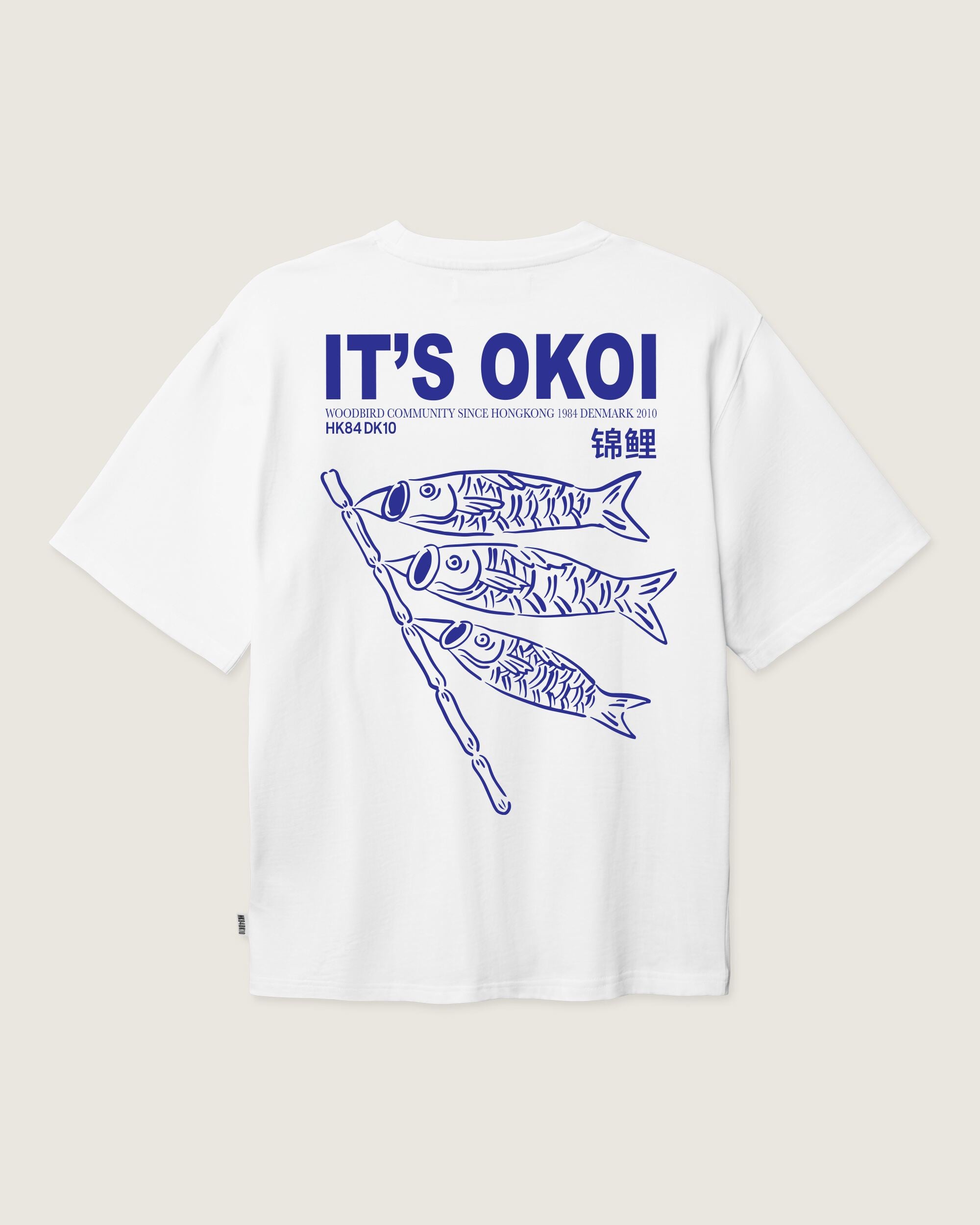 Woodbird WBBaine Koi Tee T-Shirts White