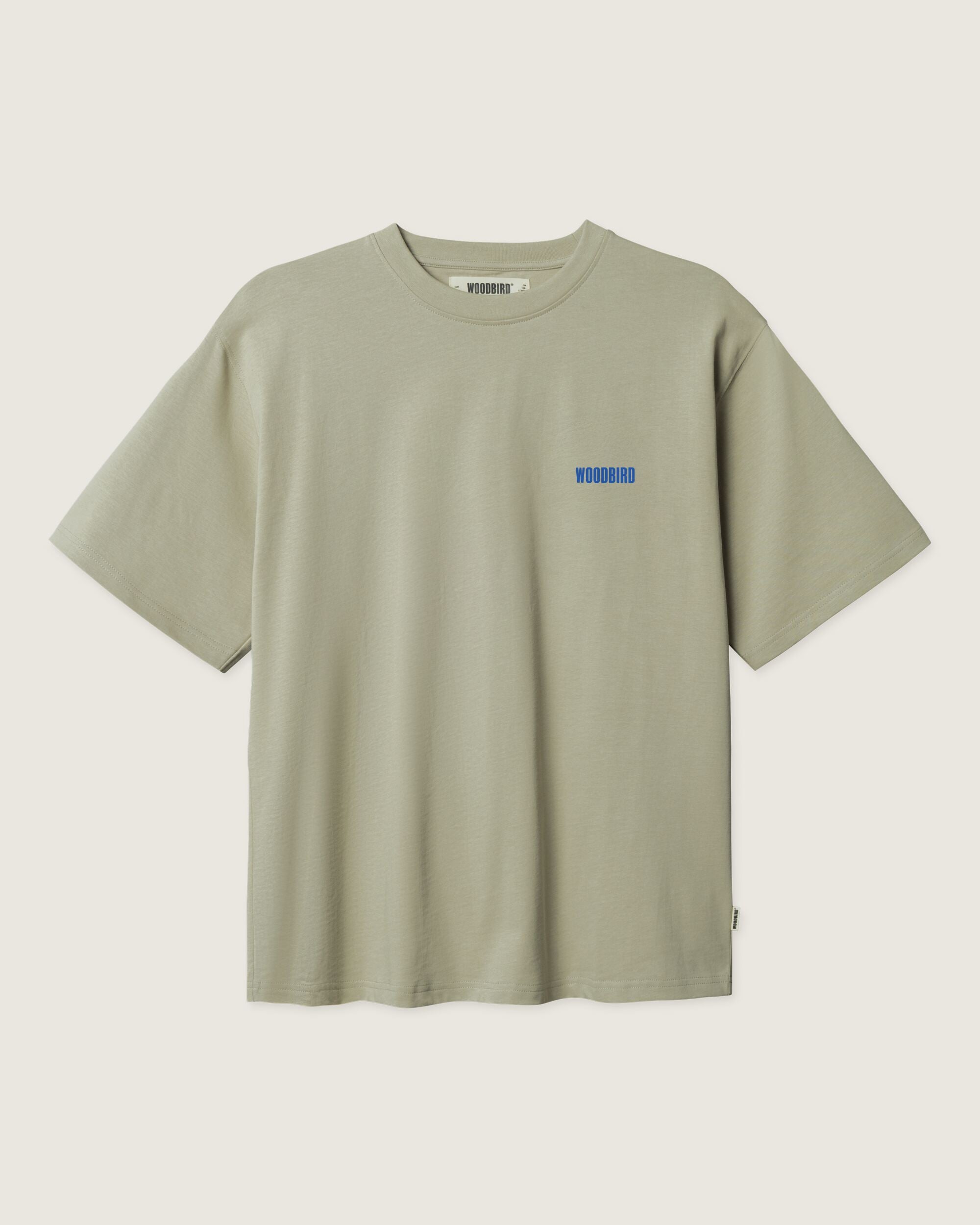 Woodbird WBBaine Space Tee T-Shirts Stone