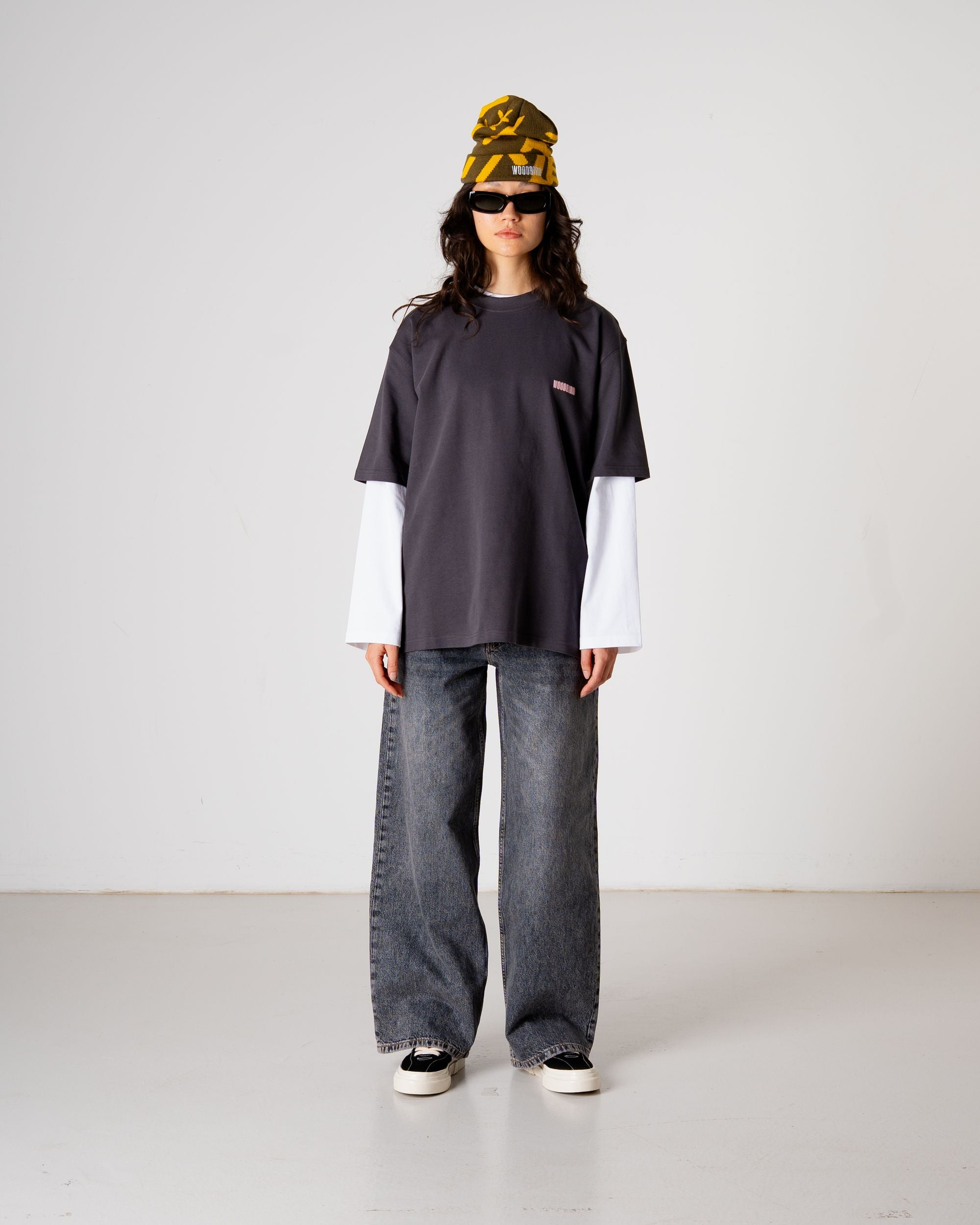 Woodbird Female WBBalo Curbi Tee T-Shirts Asphalt