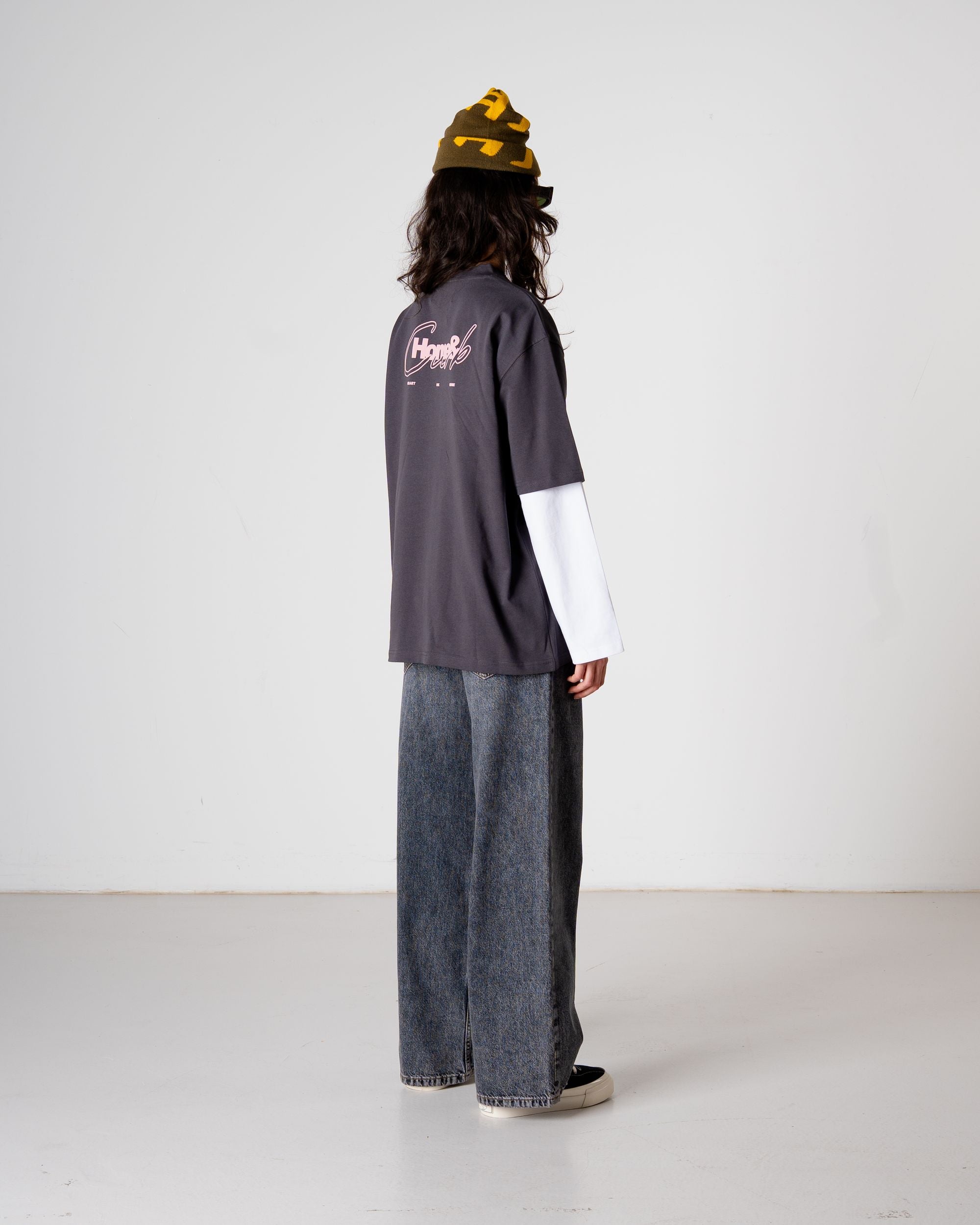 Woodbird Female WBBalo Curbi Tee T-Shirts Asphalt