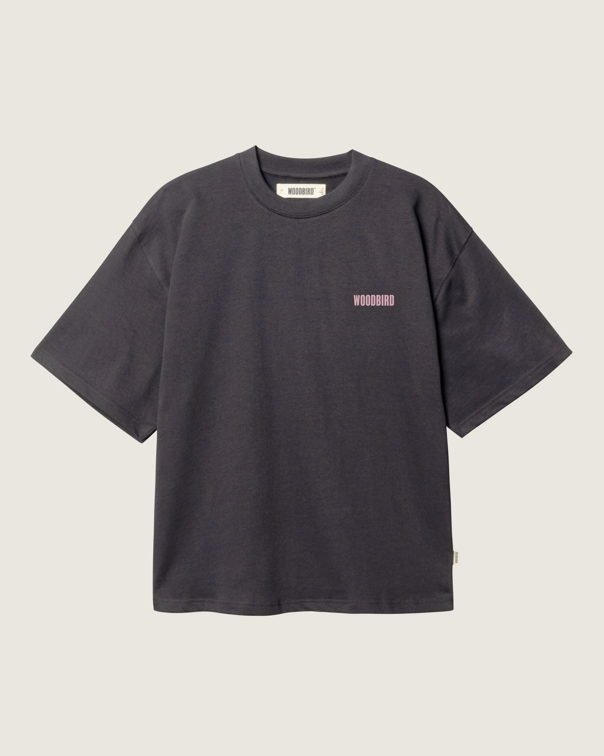 Woodbird Female WBBalo Curbi Tee T-Shirts Asphalt