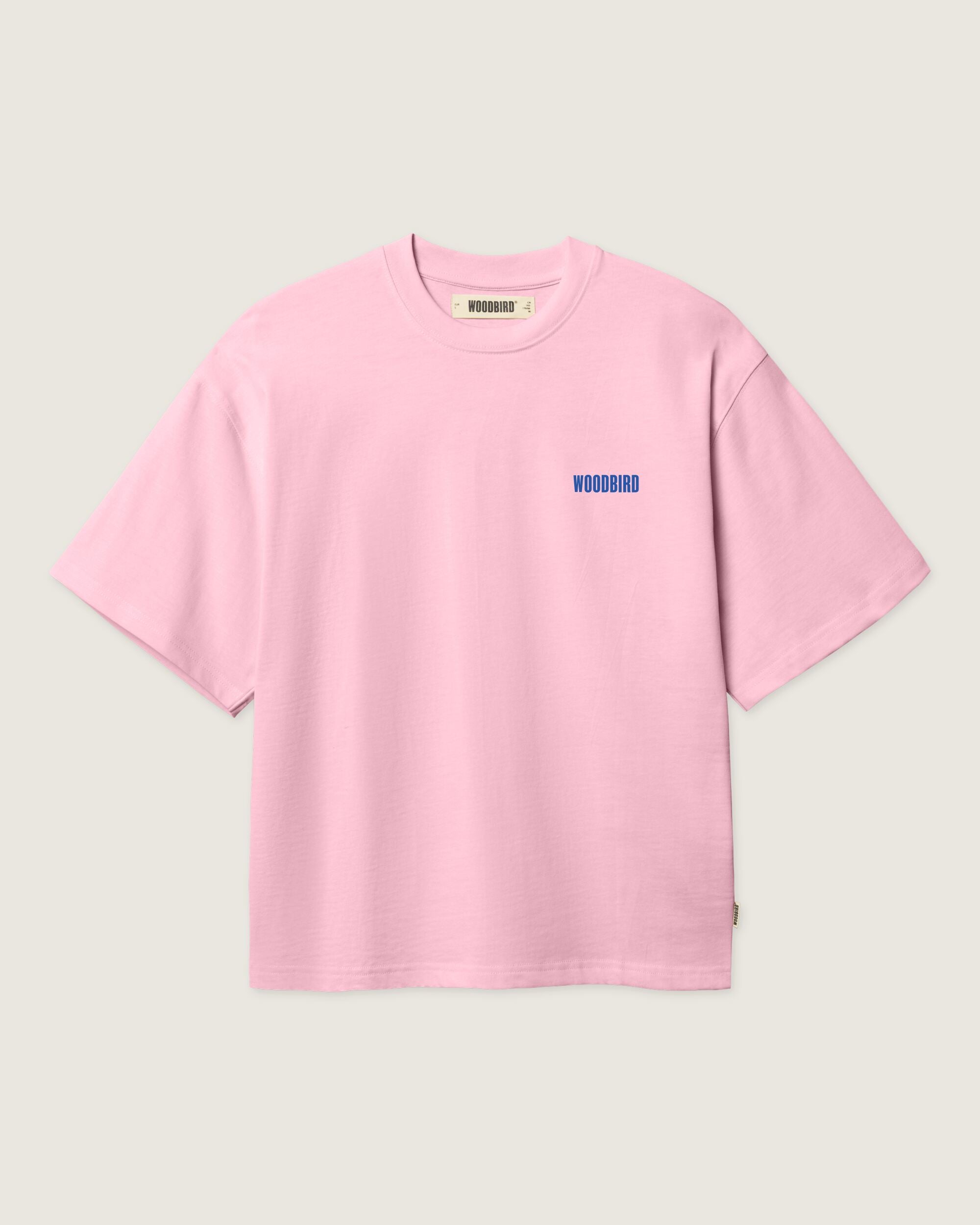 Woodbird Female WBBalo Curbi Tee T-Shirts Dusty Rose