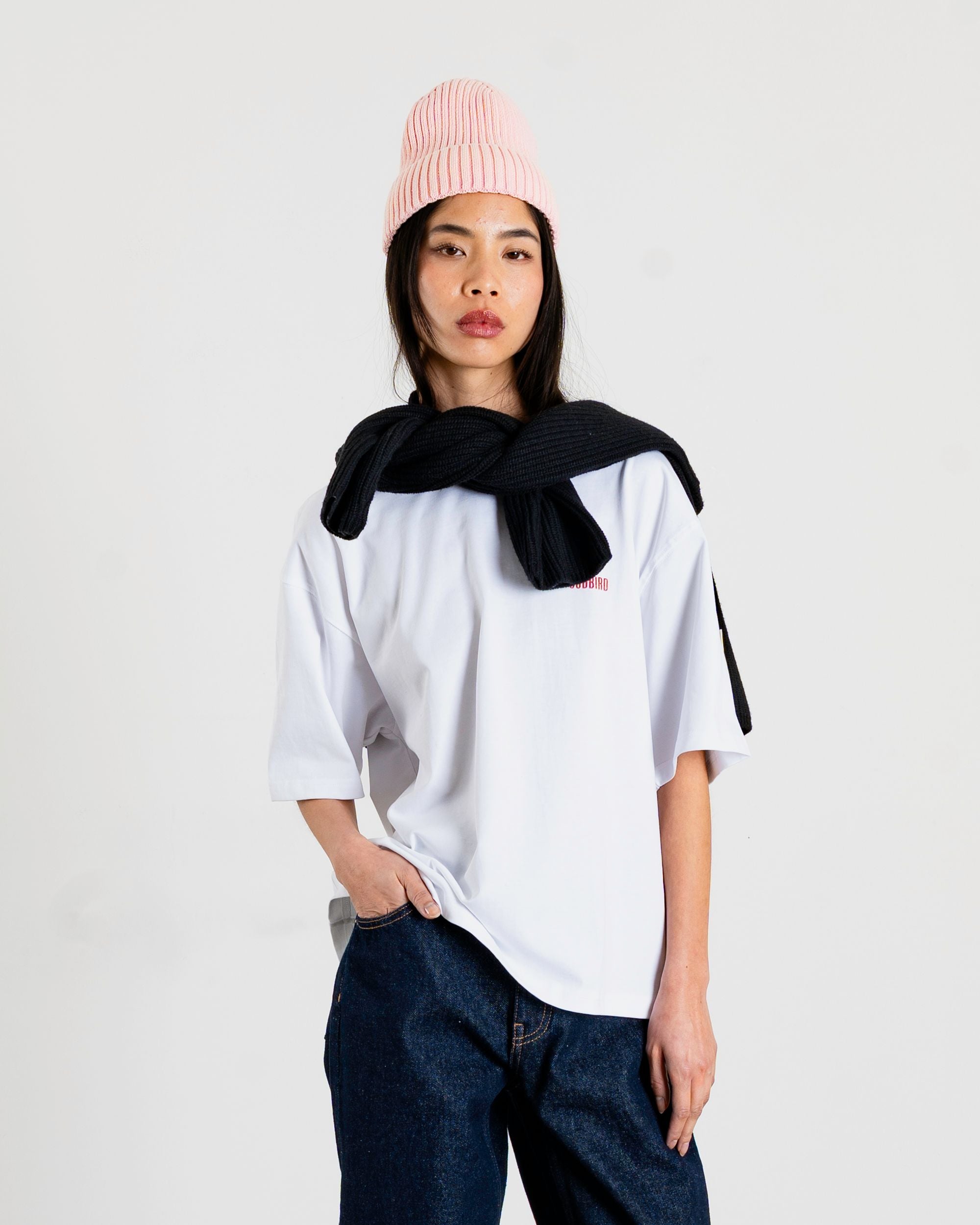 Woodbird Female WBBalo Space Tee T-Shirts White