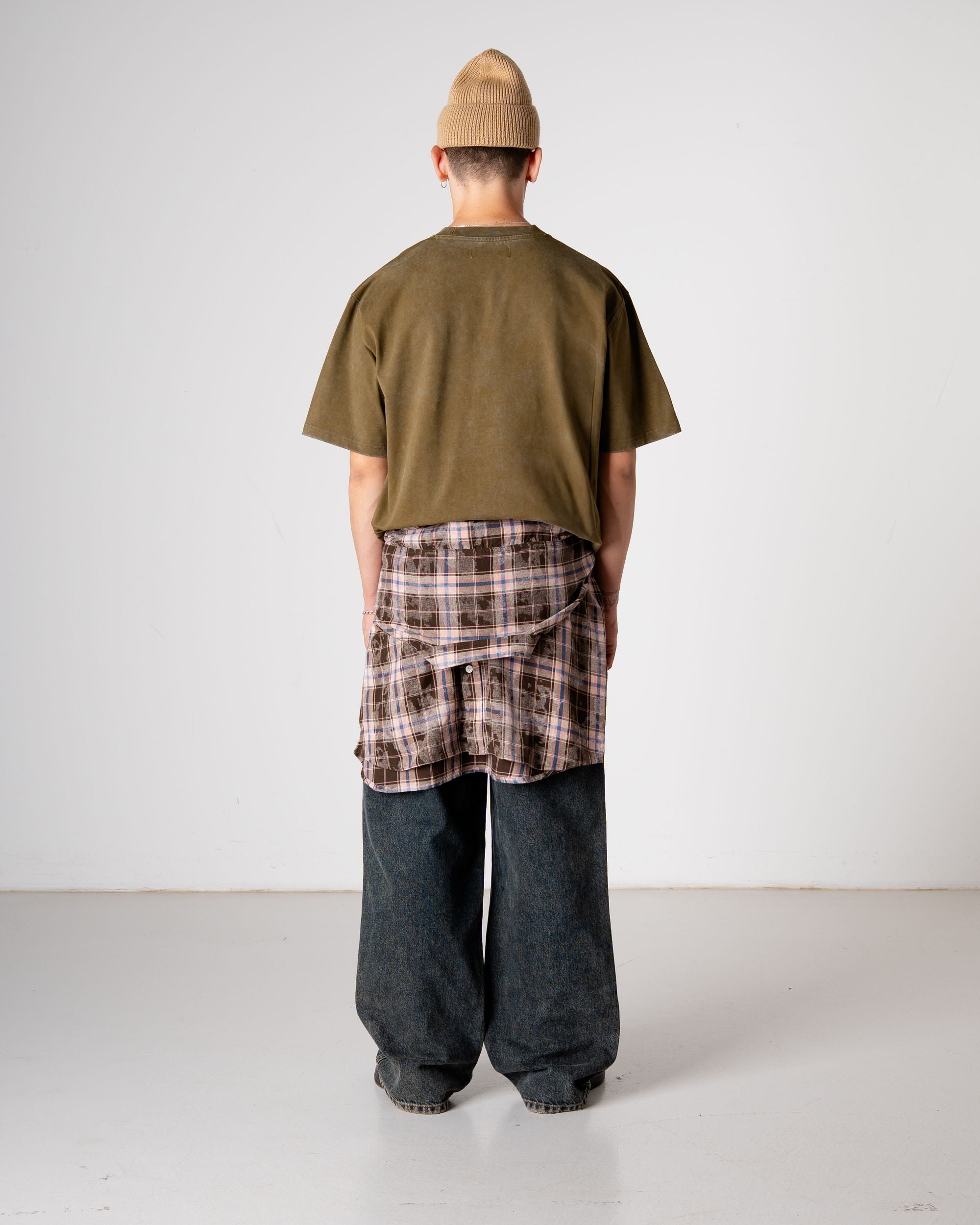 Woodbird WBBeam Dye Tee T-Shirts Dark Brown