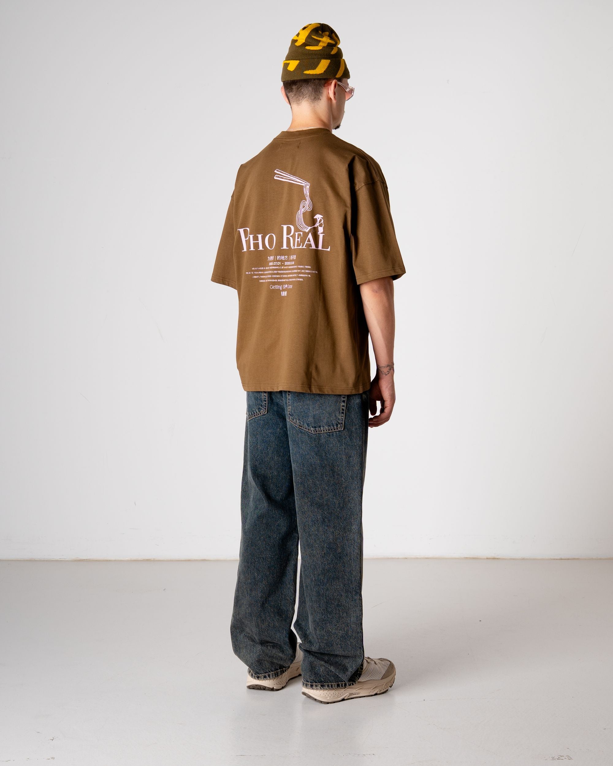 Woodbird WBBeam Pho Tee T-Shirts Dark Brown