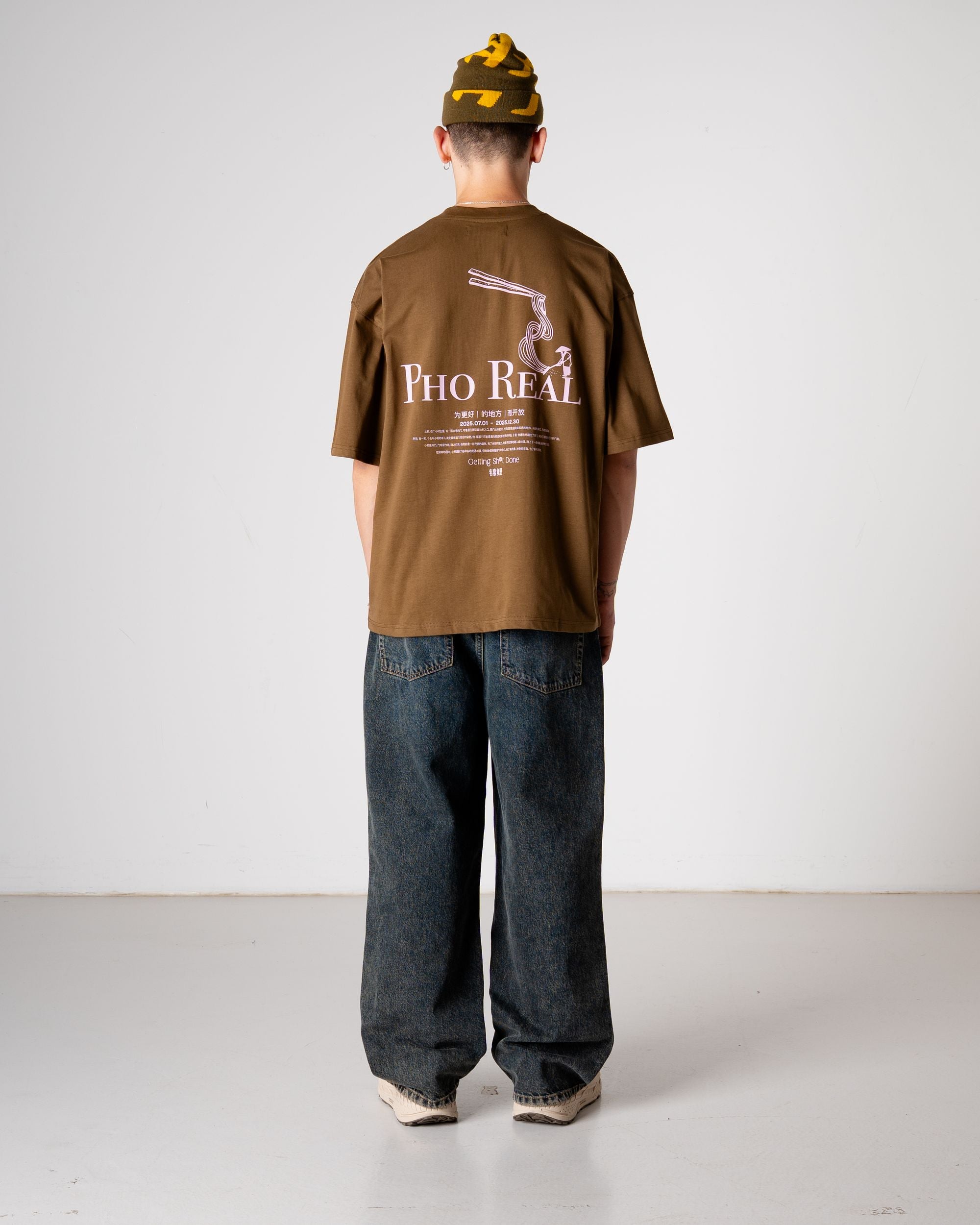 Woodbird WBBeam Pho Tee T-Shirts Dark Brown