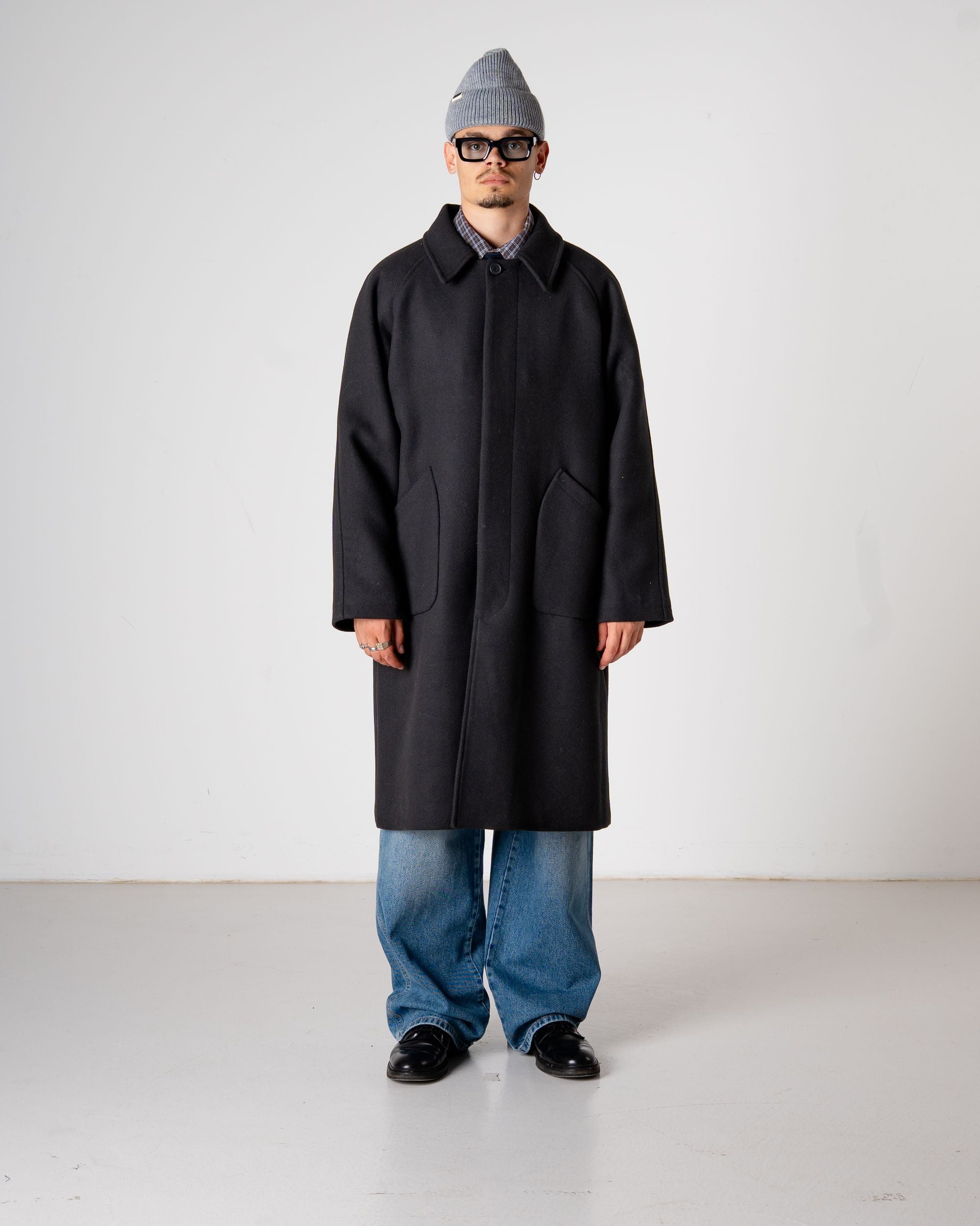 Woodbird WBBergt Wool Coat Outerwear Black