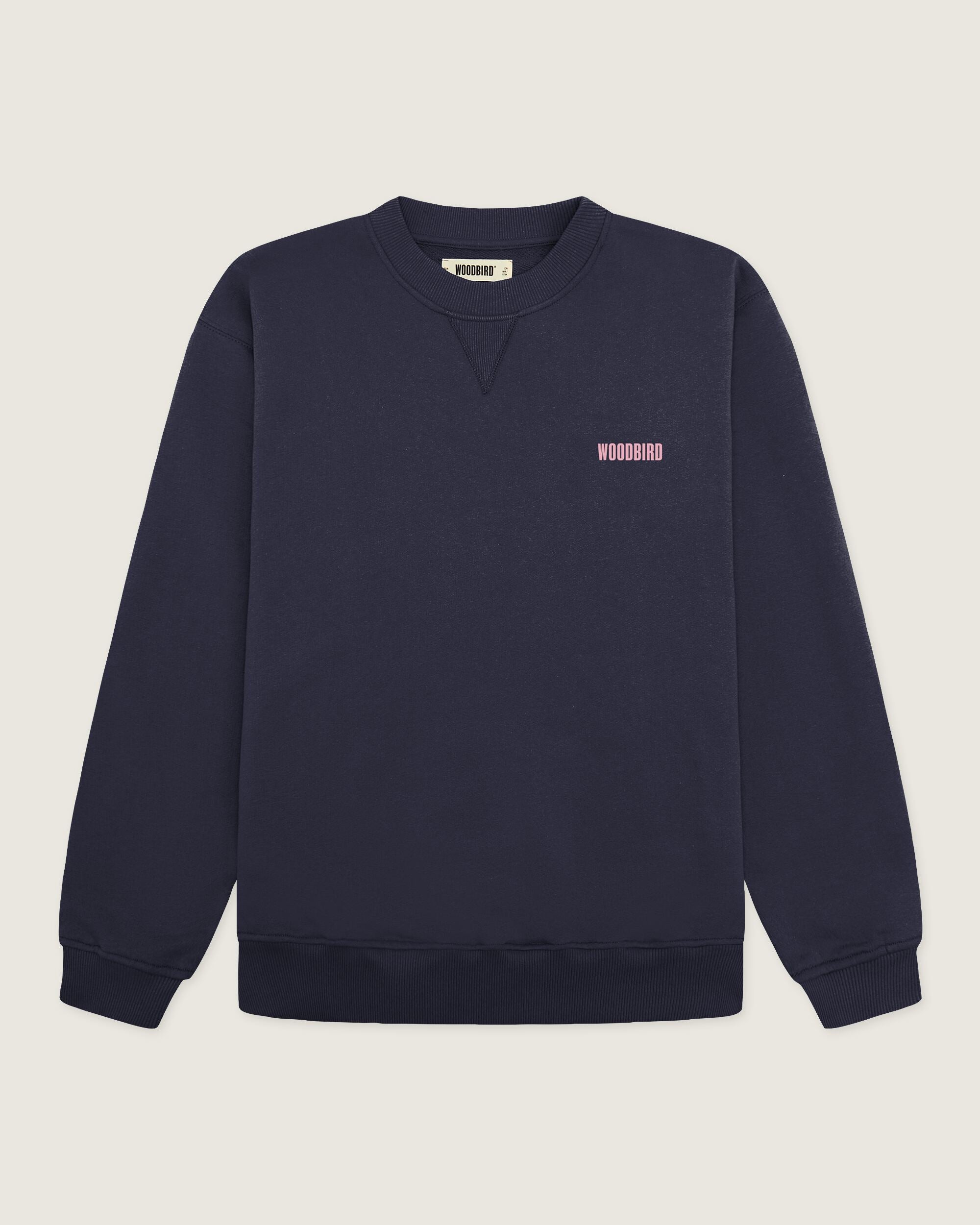 Woodbird WBCane Koi Crew Sweats Navy