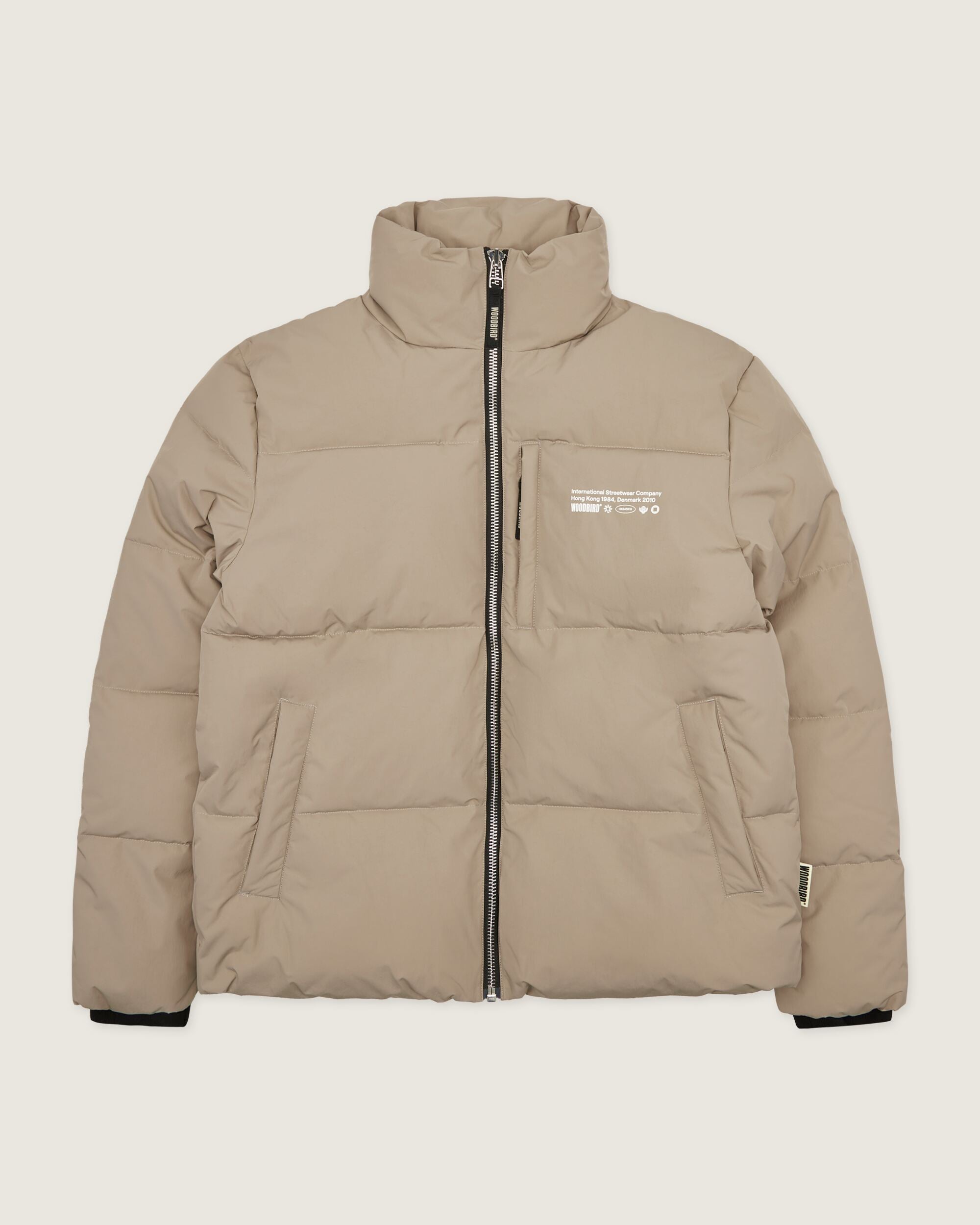 Woodbird WBDapper Puff Jacket Outerwear Stone