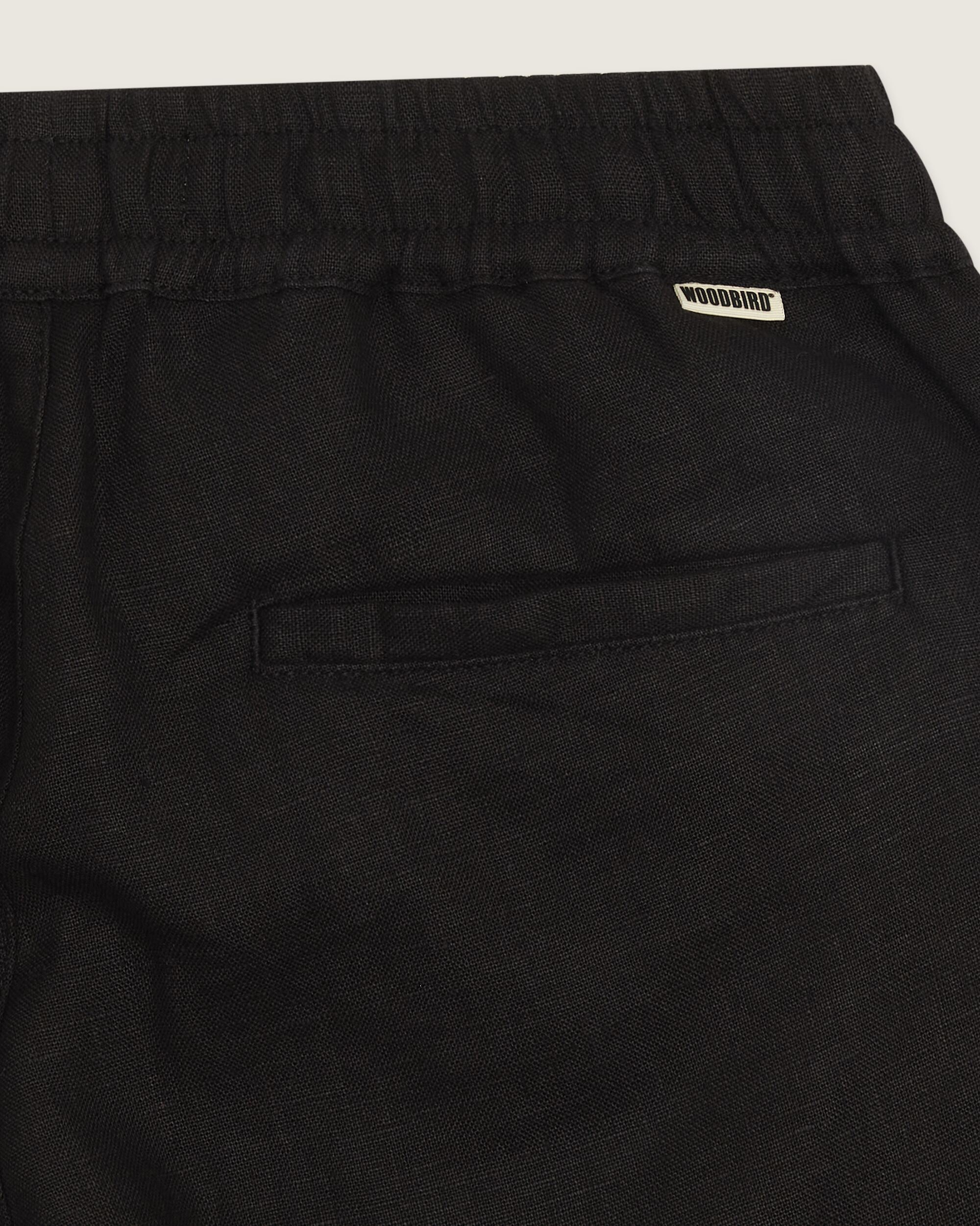 Woodbird WBEik Linen Pant Pants Black