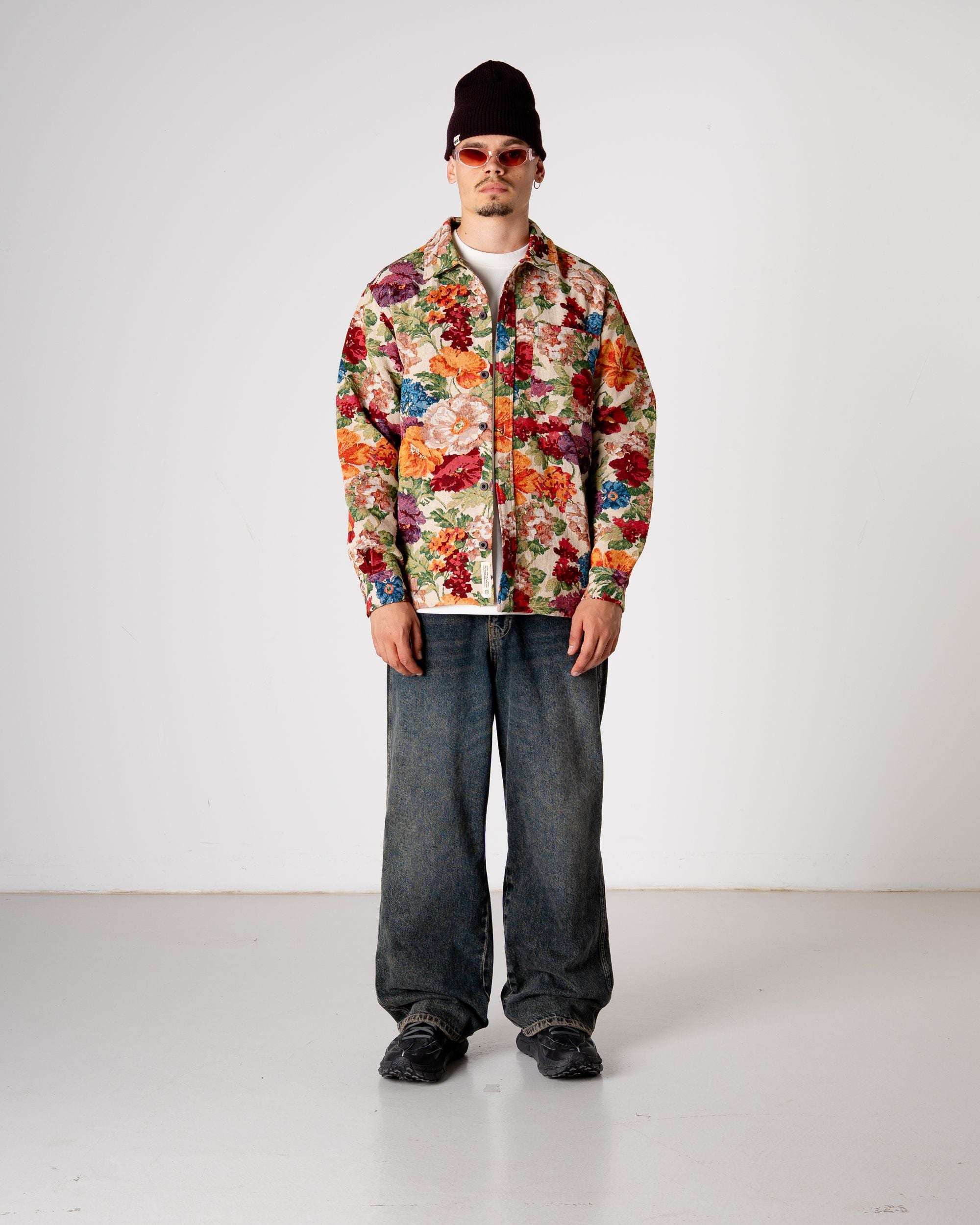 Woodbird WBGlixto Jaquard Shirt Shirts Light Blue
