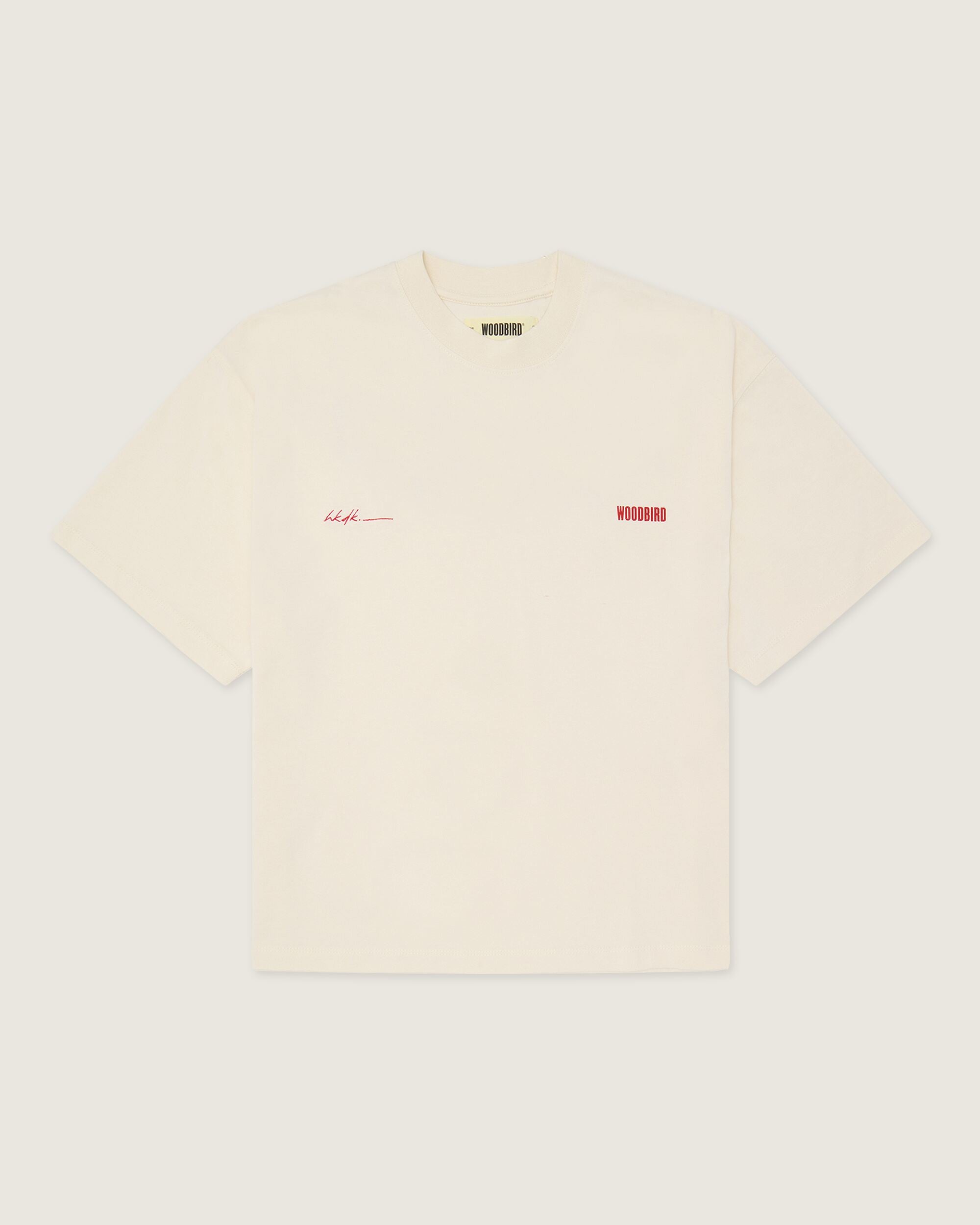 Woodbird Female WBJuno 8410 Tee T-Shirts Off White