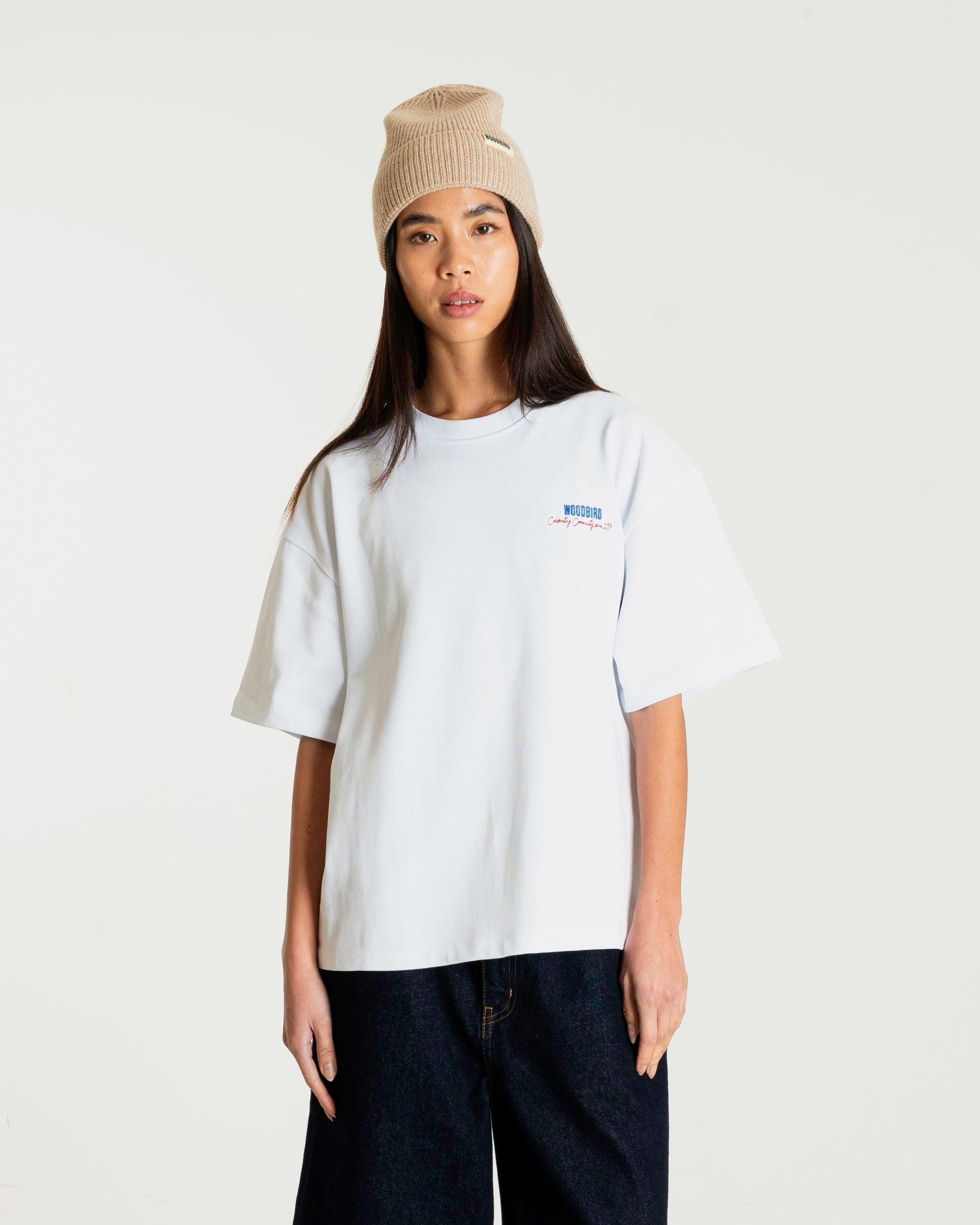 Woodbird Female WBJuno Culture Tee T-Shirts White