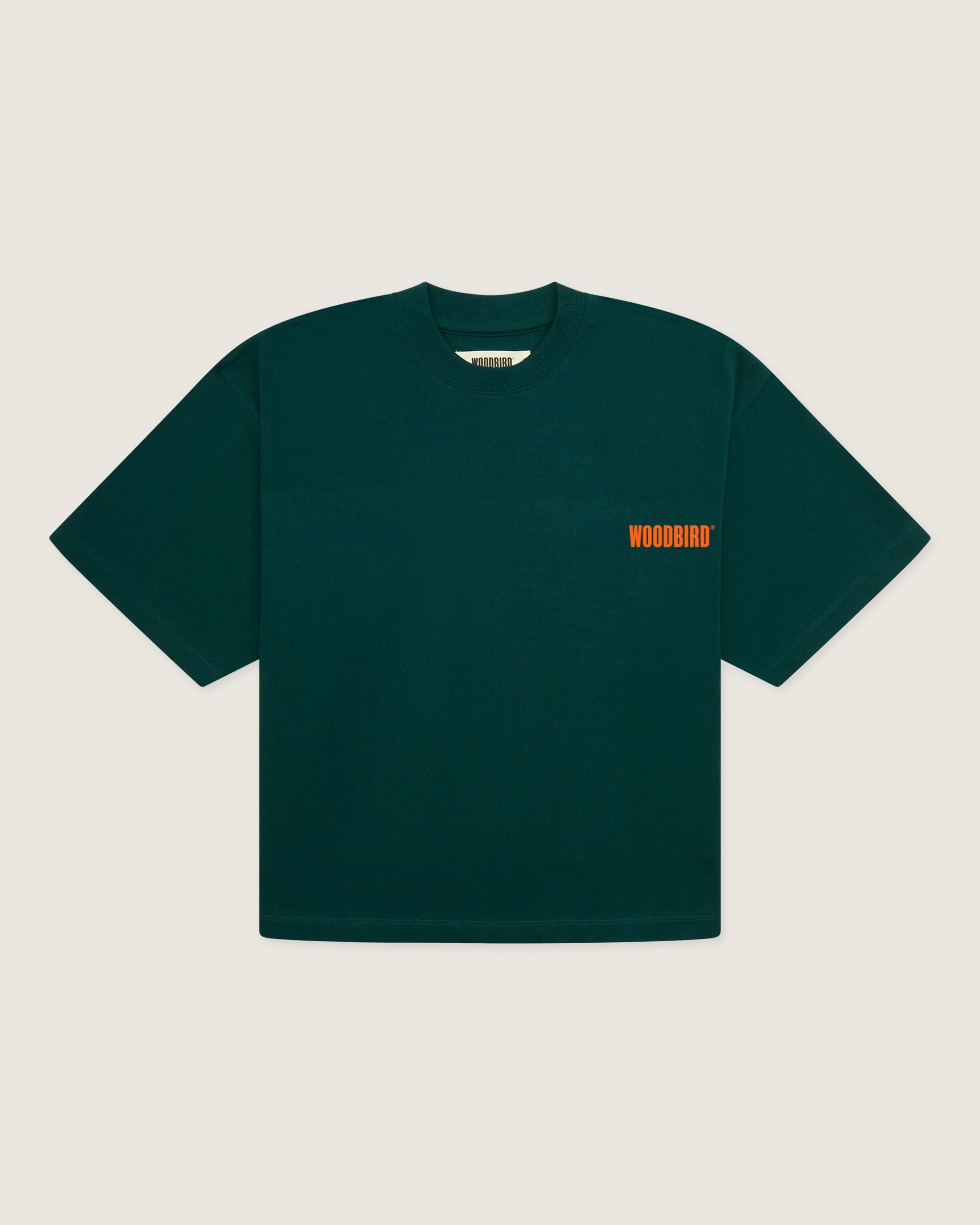 Woodbird Female WBJuno Jules Tee T-Shirts Sports Green