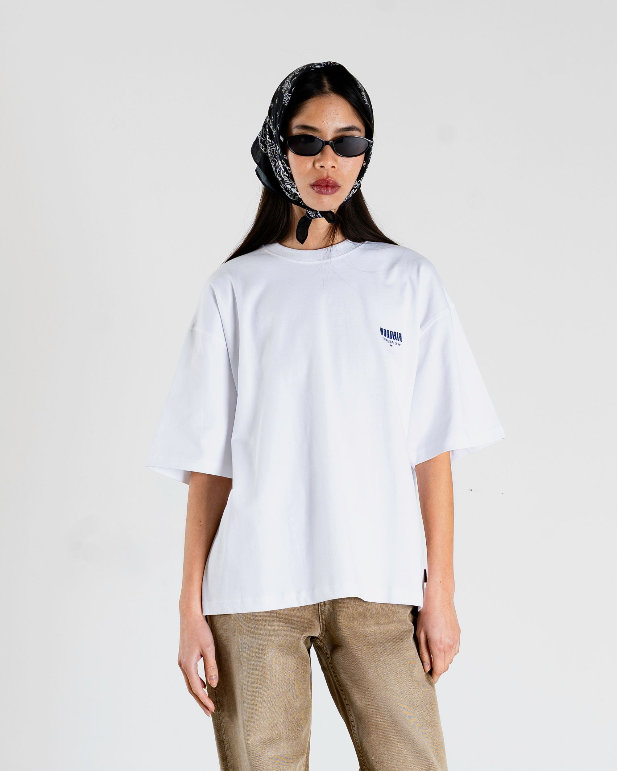 Woodbird Female WBJuno Pho Tee T-Shirts White