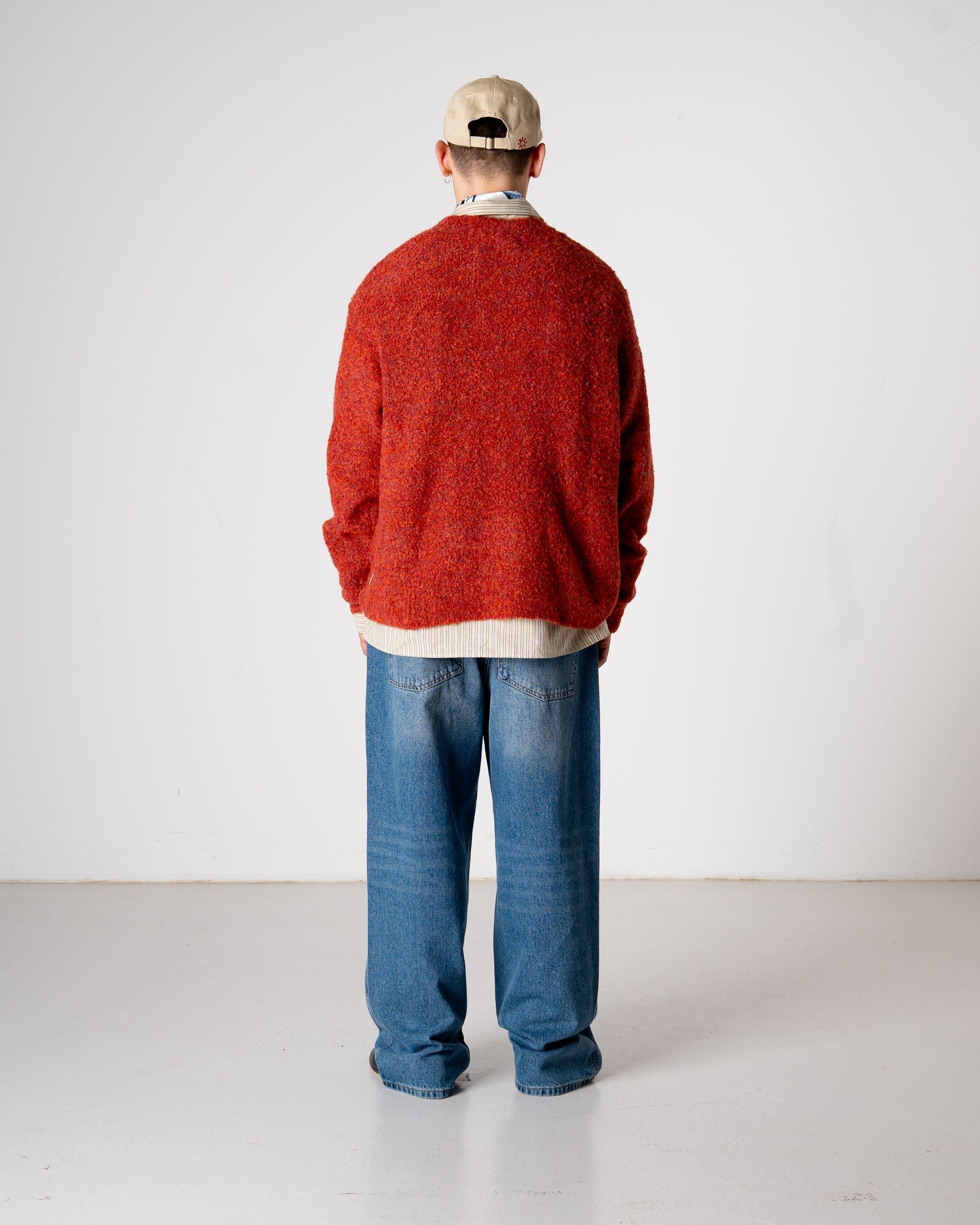 Woodbird WBKurt Loop Crew Knits Dark Red