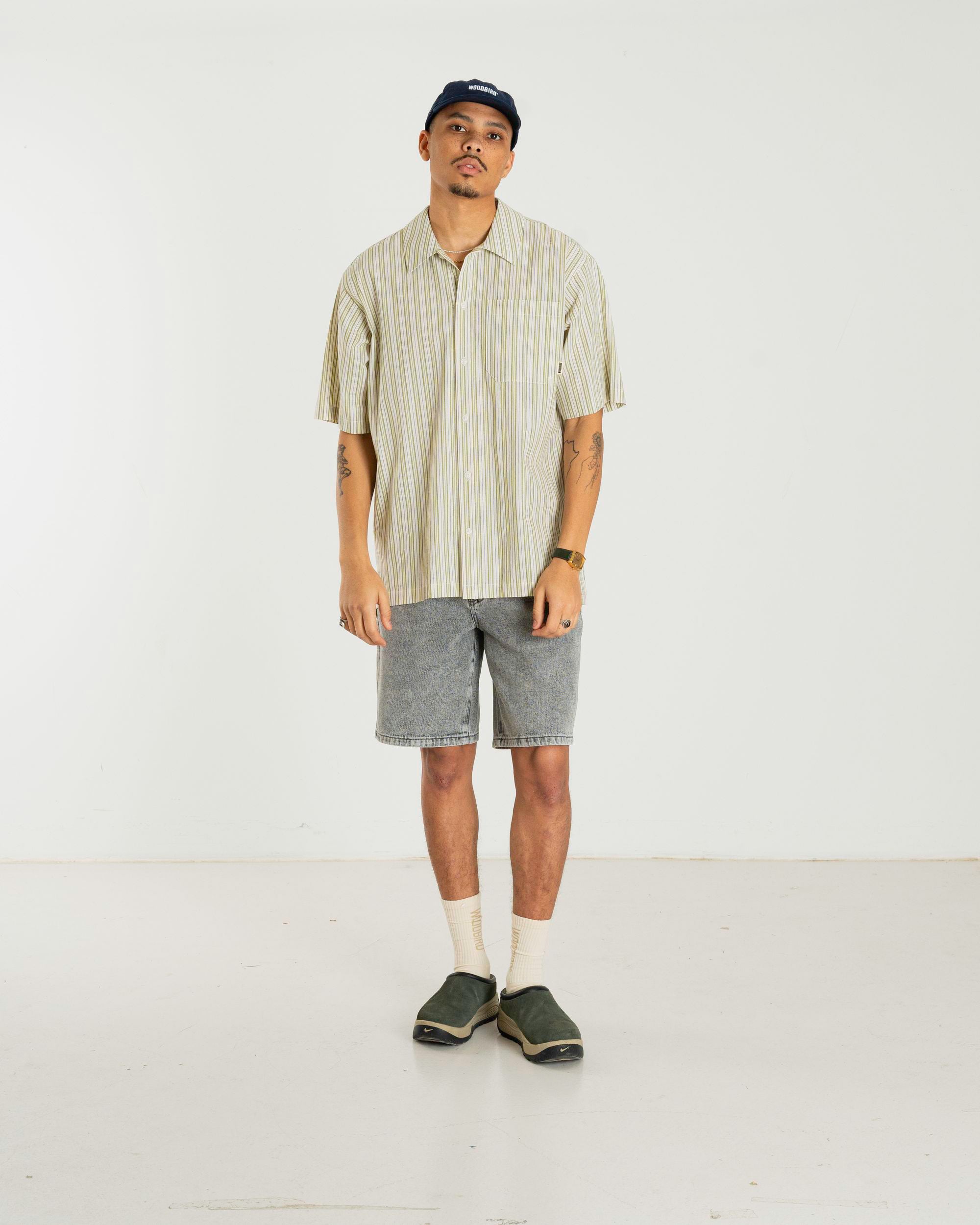 Woodbird WBLeroy Ash Grey Shorts Shorts Grey