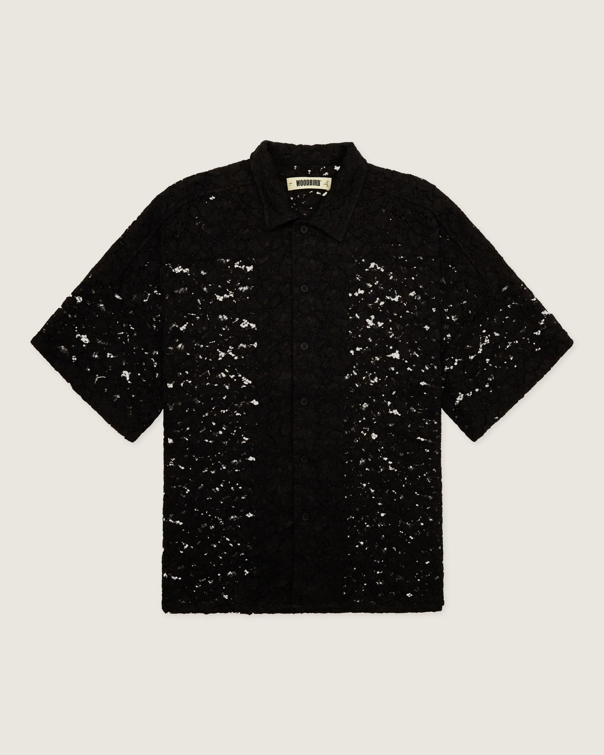 Woodbird Female WBLuna Flower Shirt Shirts Black