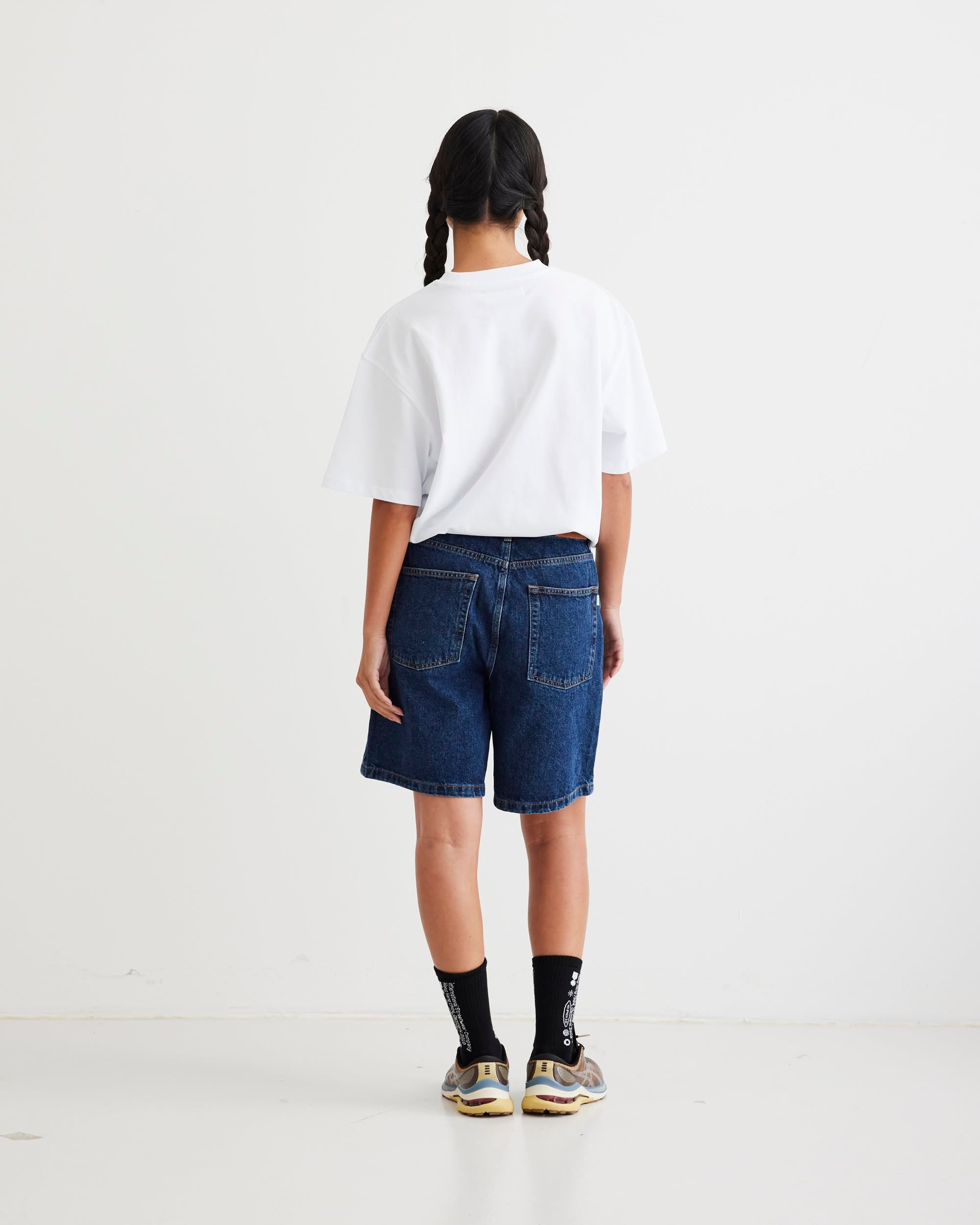 Woodbird Female WBMaggie 90s Rinse Shorts 90s Blue