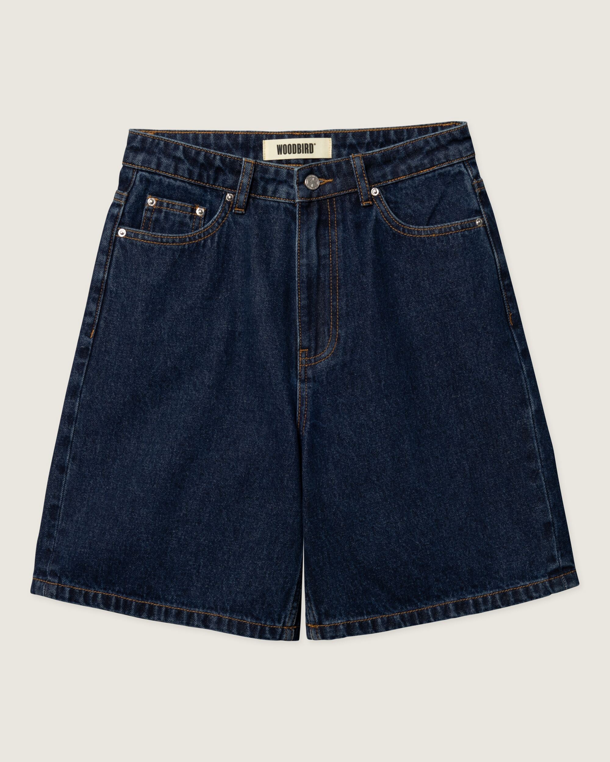 Woodbird Female WBMaggie 90s Rinse Shorts 90s Blue