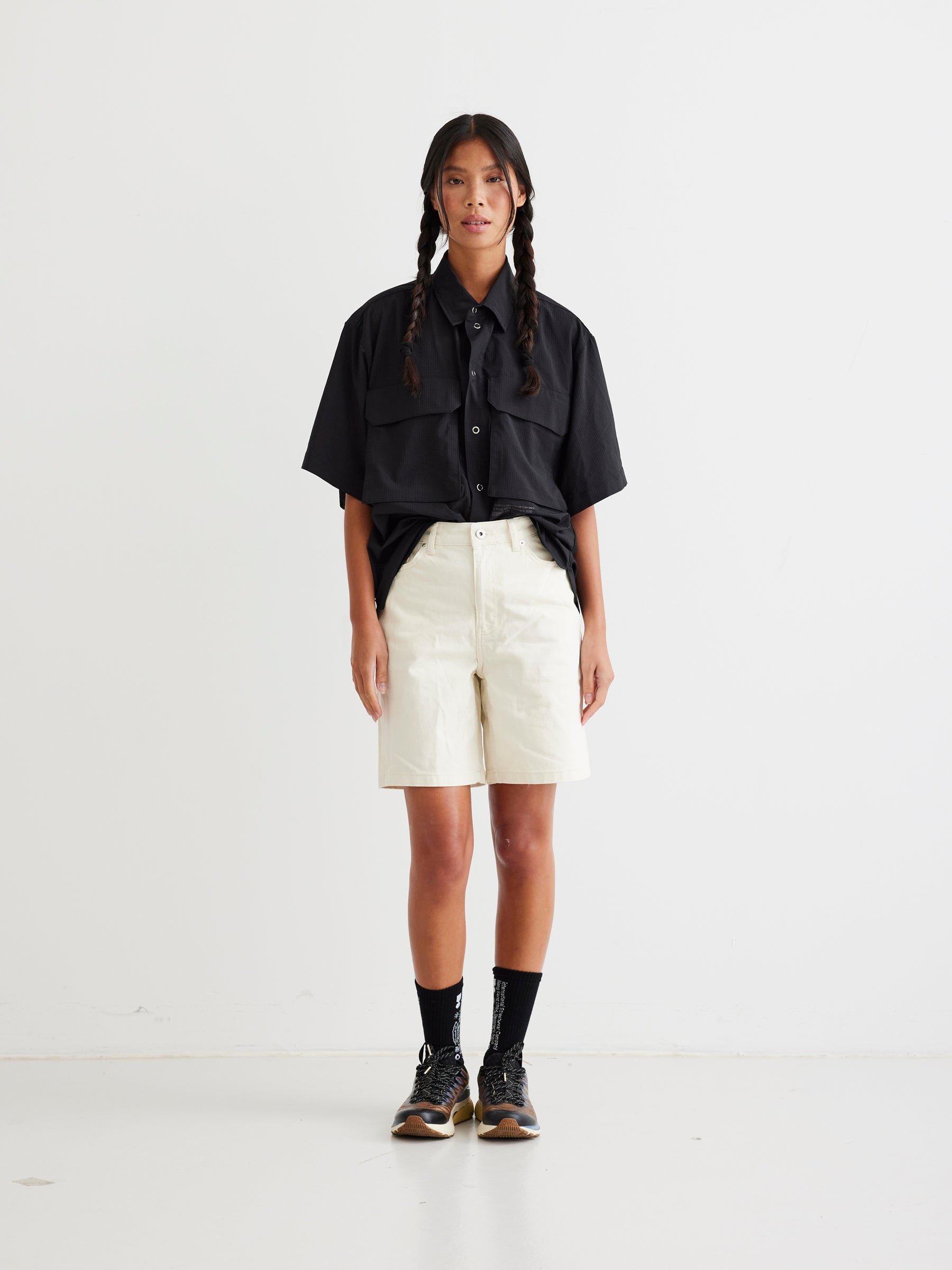 Woodbird Female WBMaggie Twill Shorts Shorts Off White