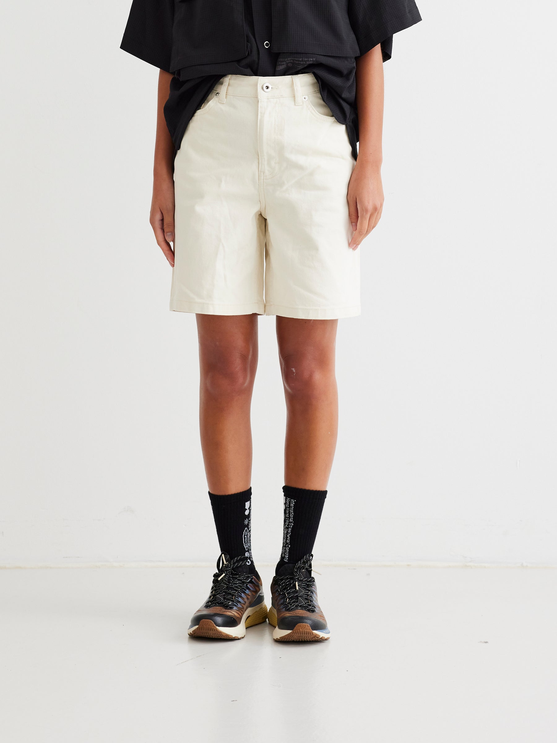 Woodbird Female WBMaggie Twill Shorts Shorts Off White