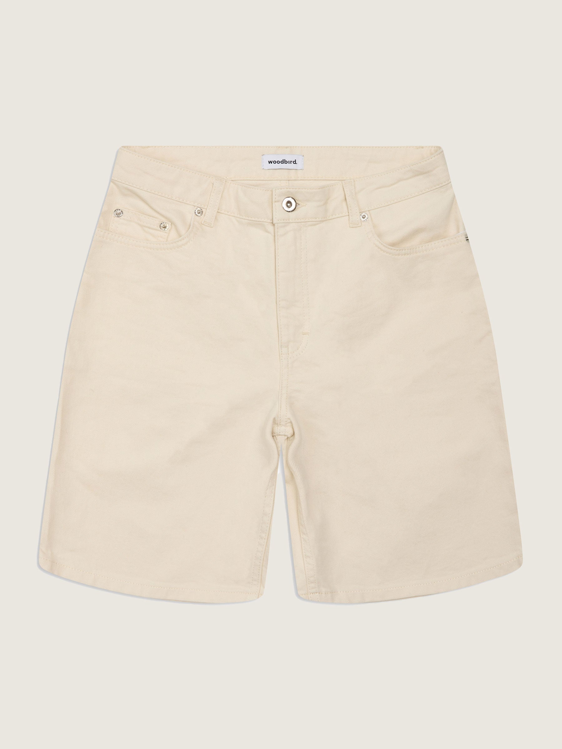 Woodbird Female WBMaggie Twill Shorts Shorts Off White