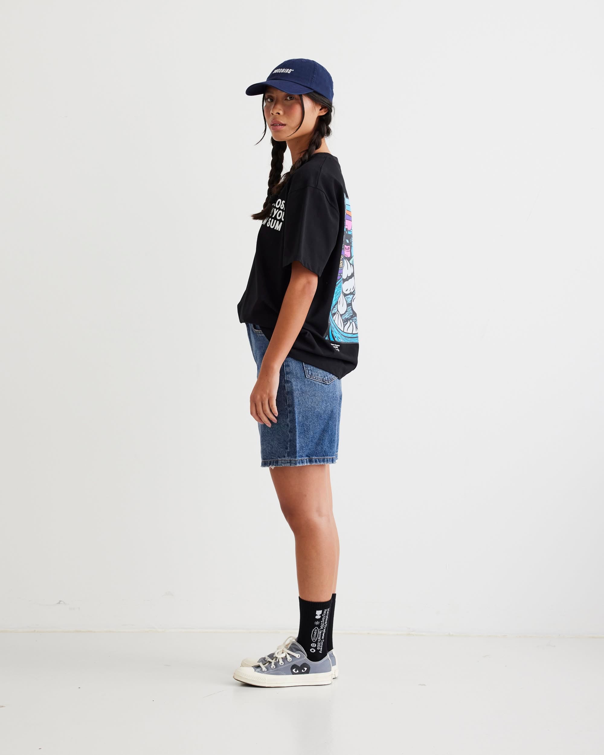 Woodbird Female WBMaggie blook Shorts Shorts Blue Stone