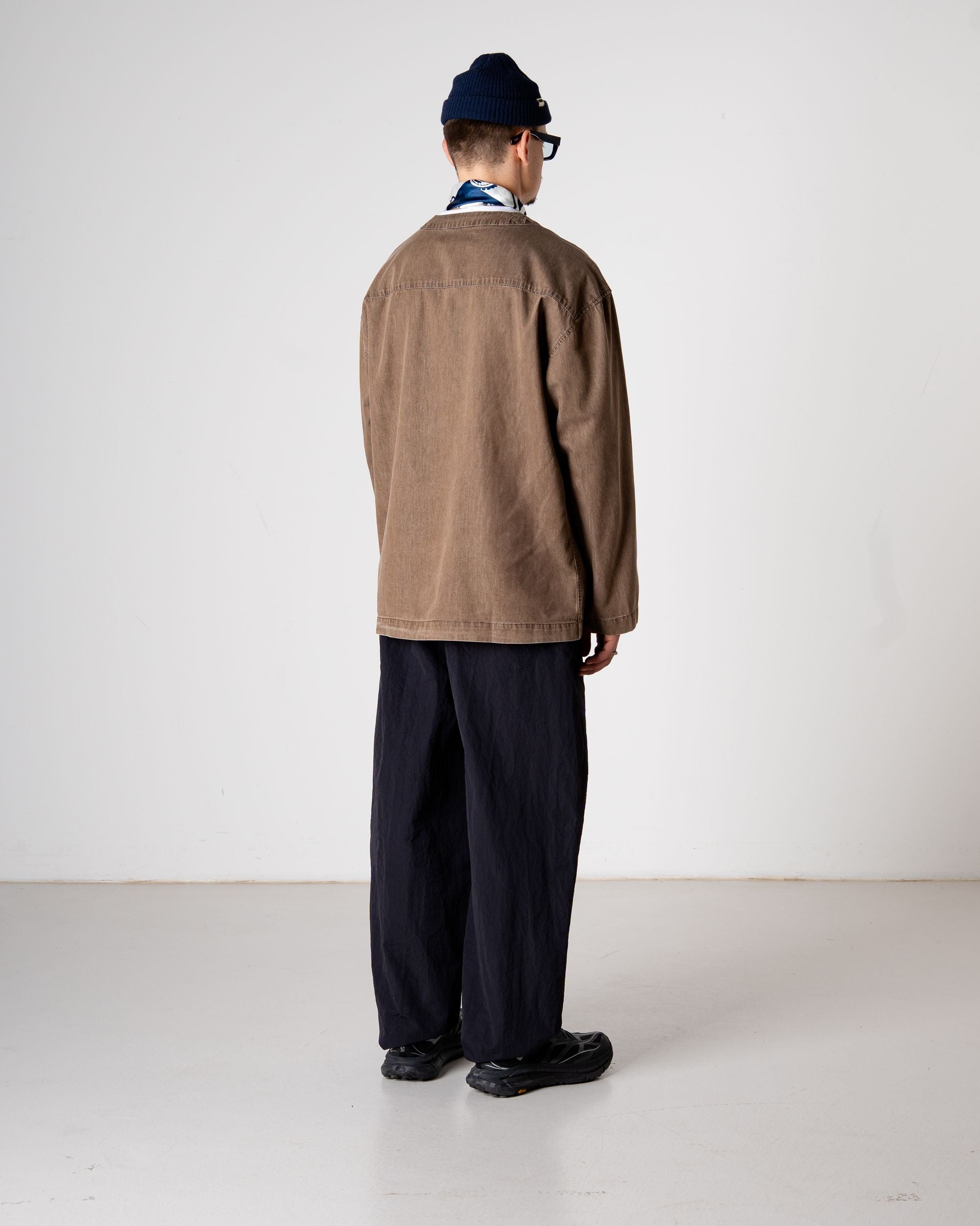 Woodbird WBMoon Washed Shirt Shirts Brown