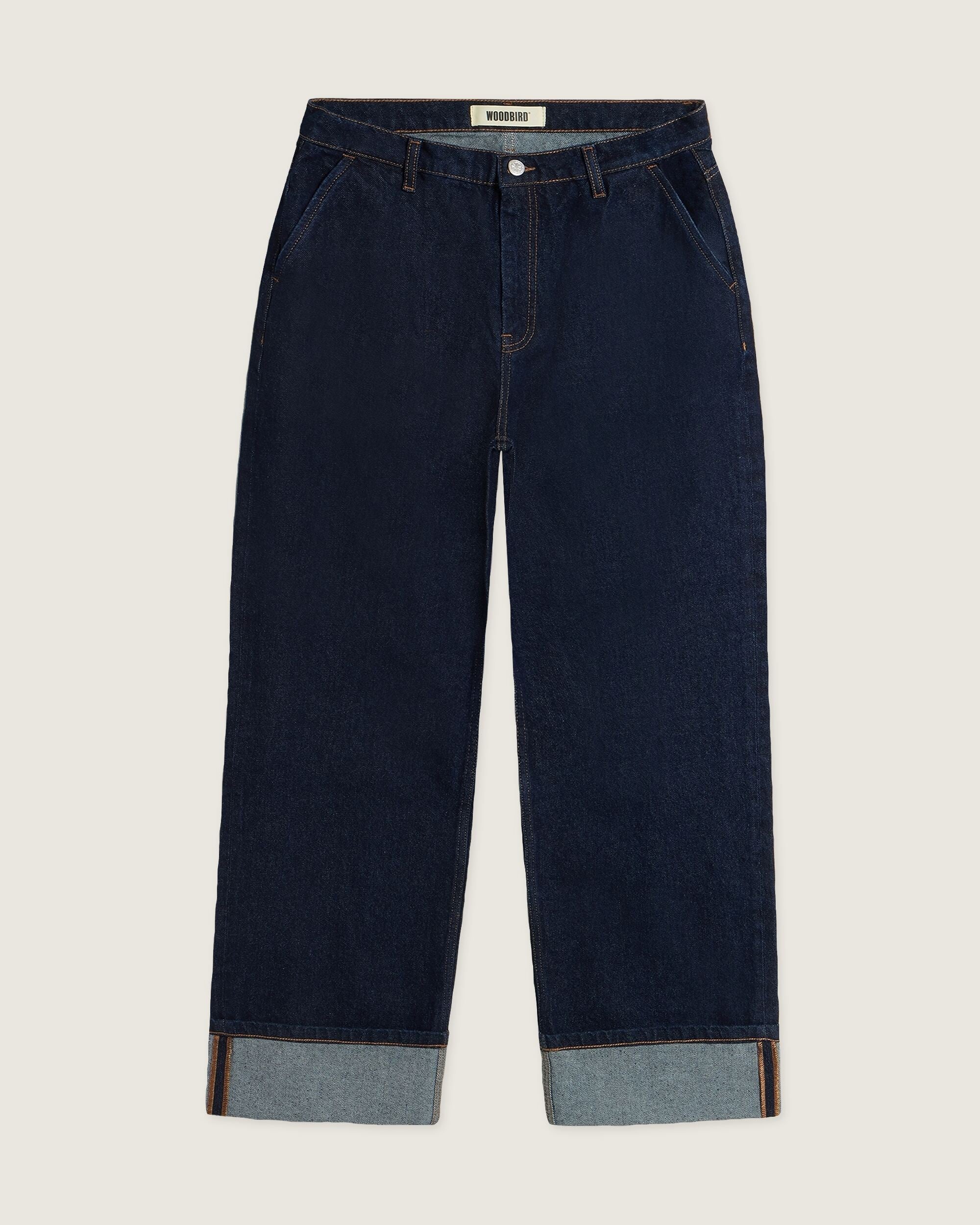 Woodbird Female WBNoel Fold Jeans Pants Raw Blue