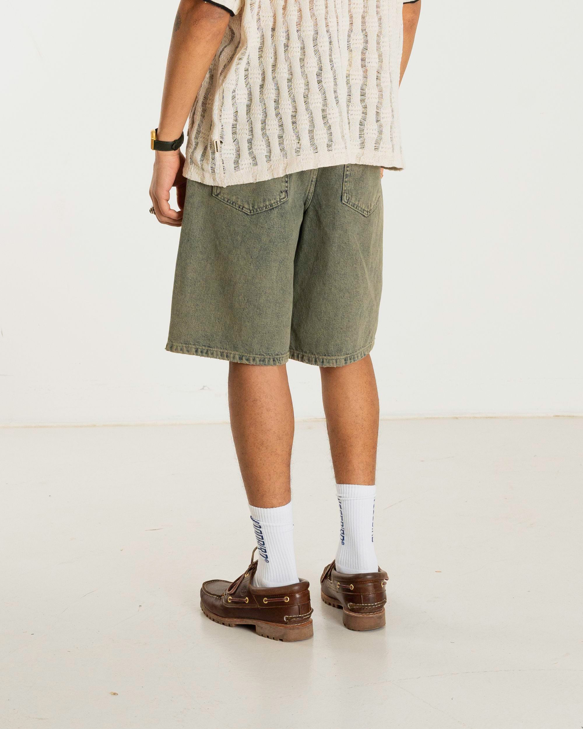 Woodbird WBRami Dirt Shorts Shorts Dark Green
