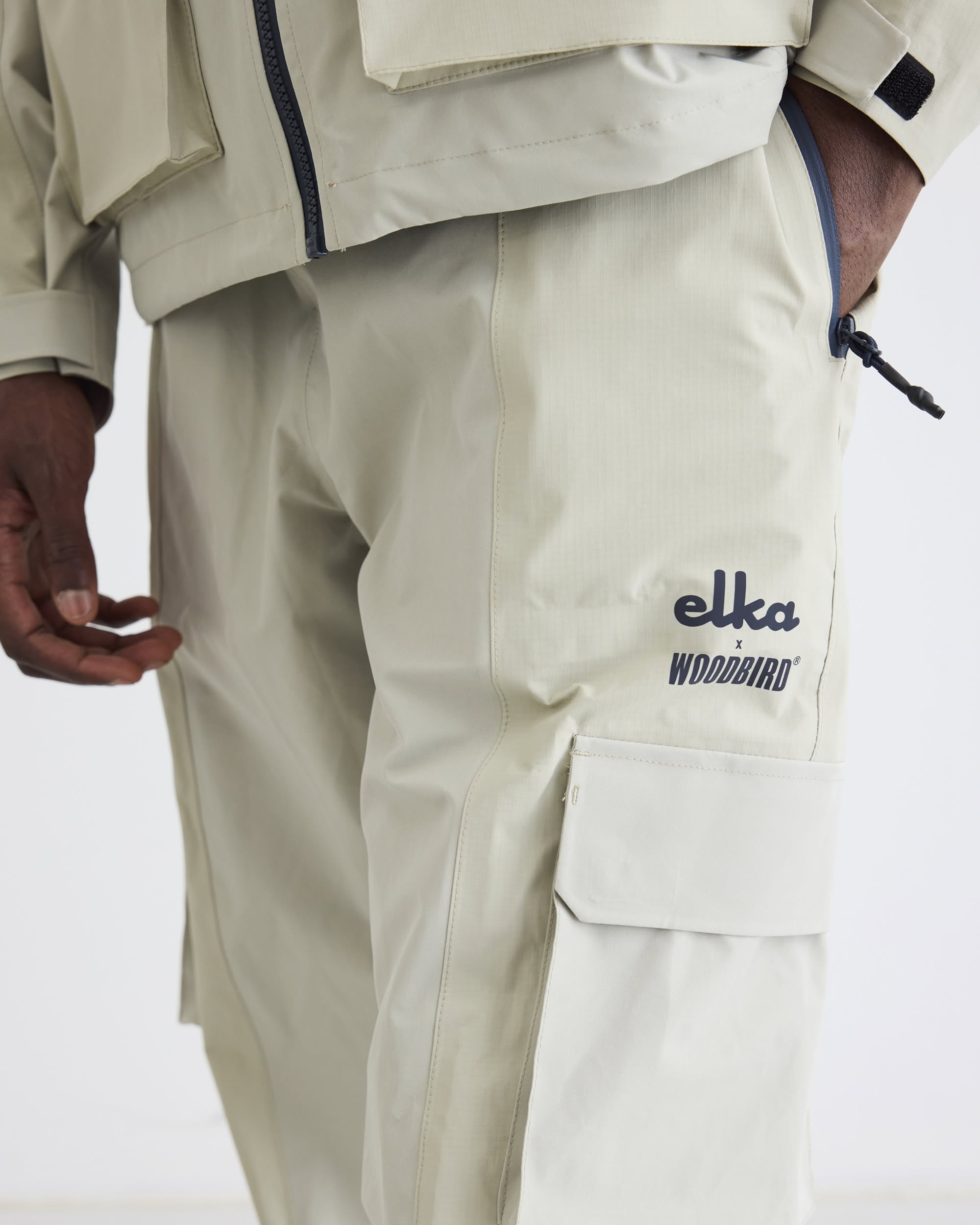 Woodbird WBRizo Elka Rain Pants Outerwear Stone