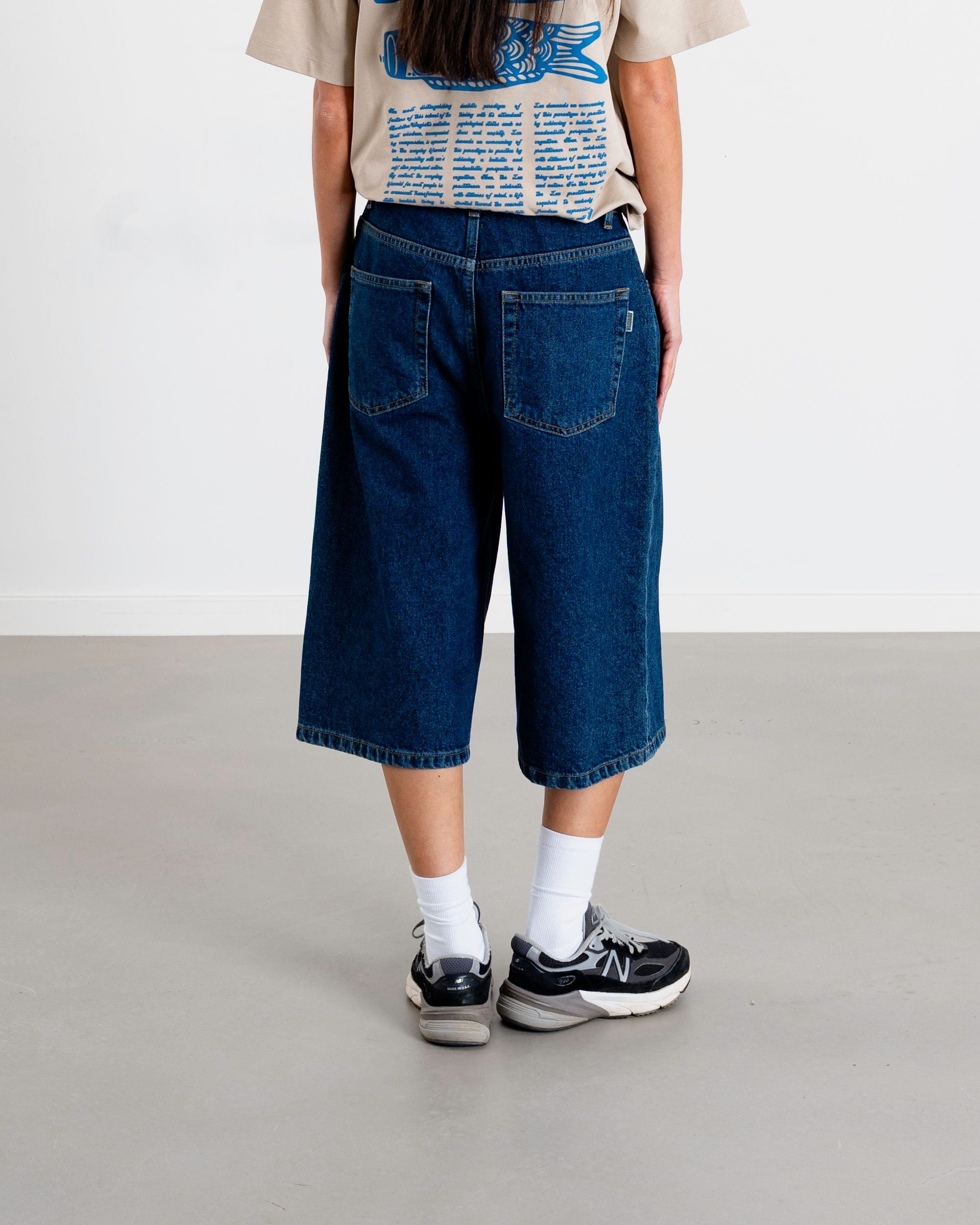 Woodbird Female WBShan 90's Rinse Shorts Shorts 90s Blue
