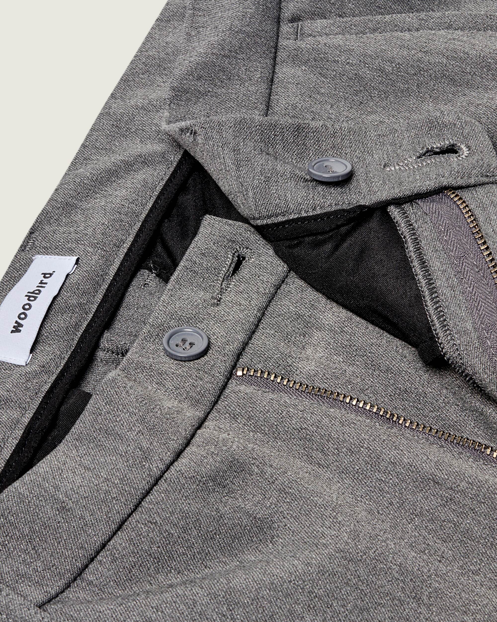 Woodbird WBSteffen Twill Pant Pants Light Grey