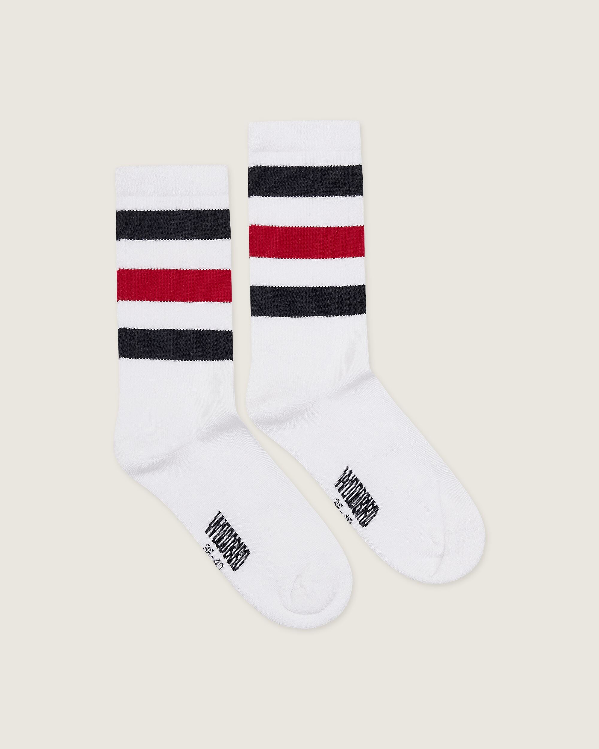 Woodbird WBTennis Socks 2 pack Accessories White-Navy-Red