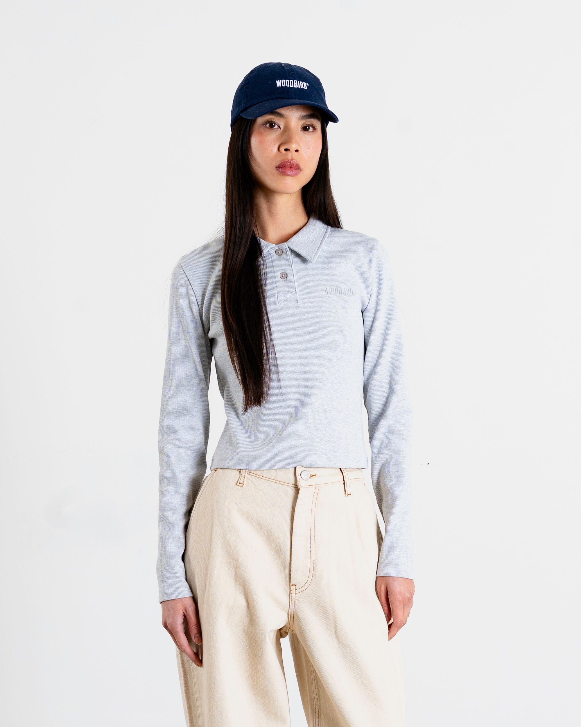 Woodbird Female WBVilly Sports Top Tops Grey Melange
