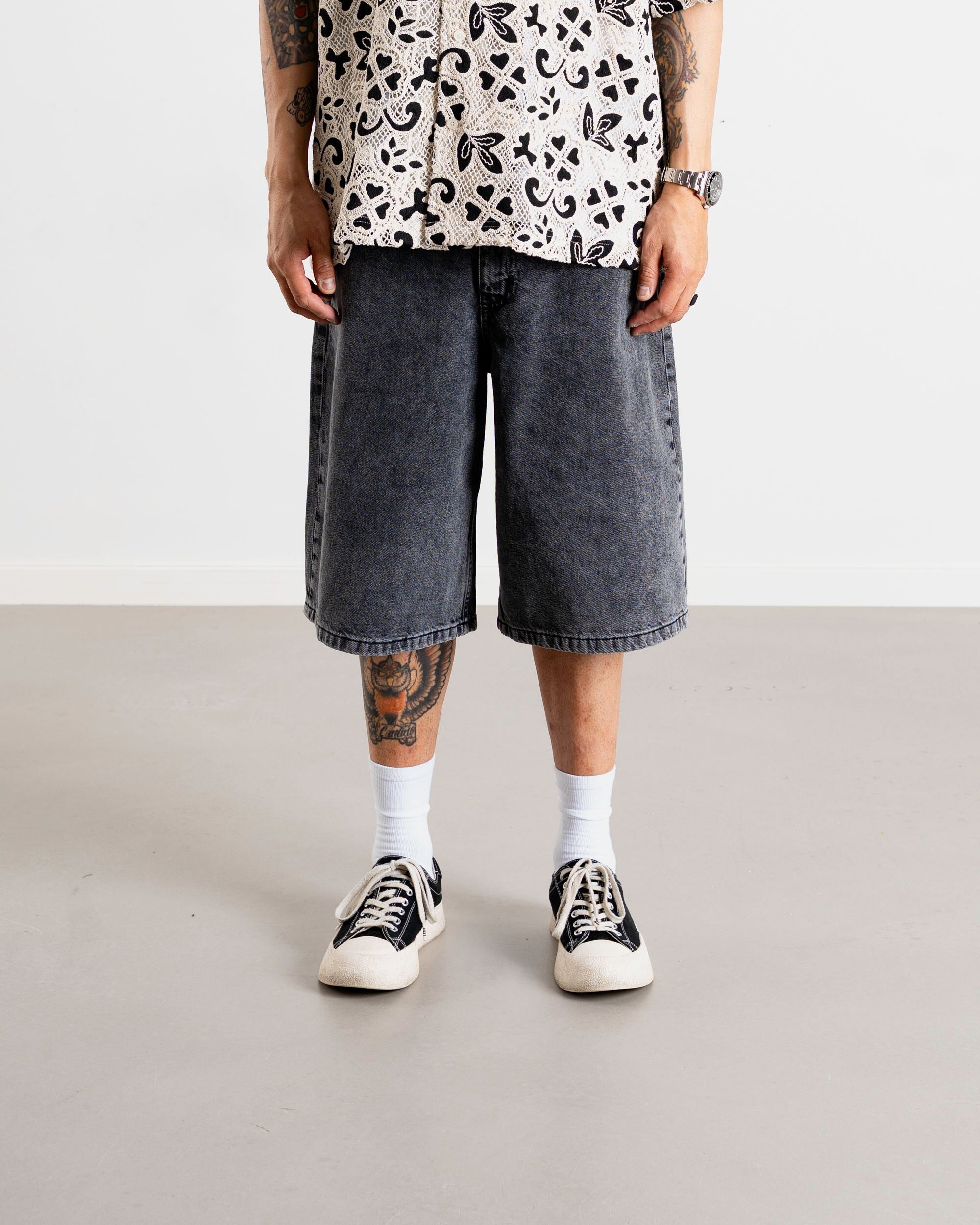 Woodbird WBYuto Thunblack Shorts Shorts Dark Grey